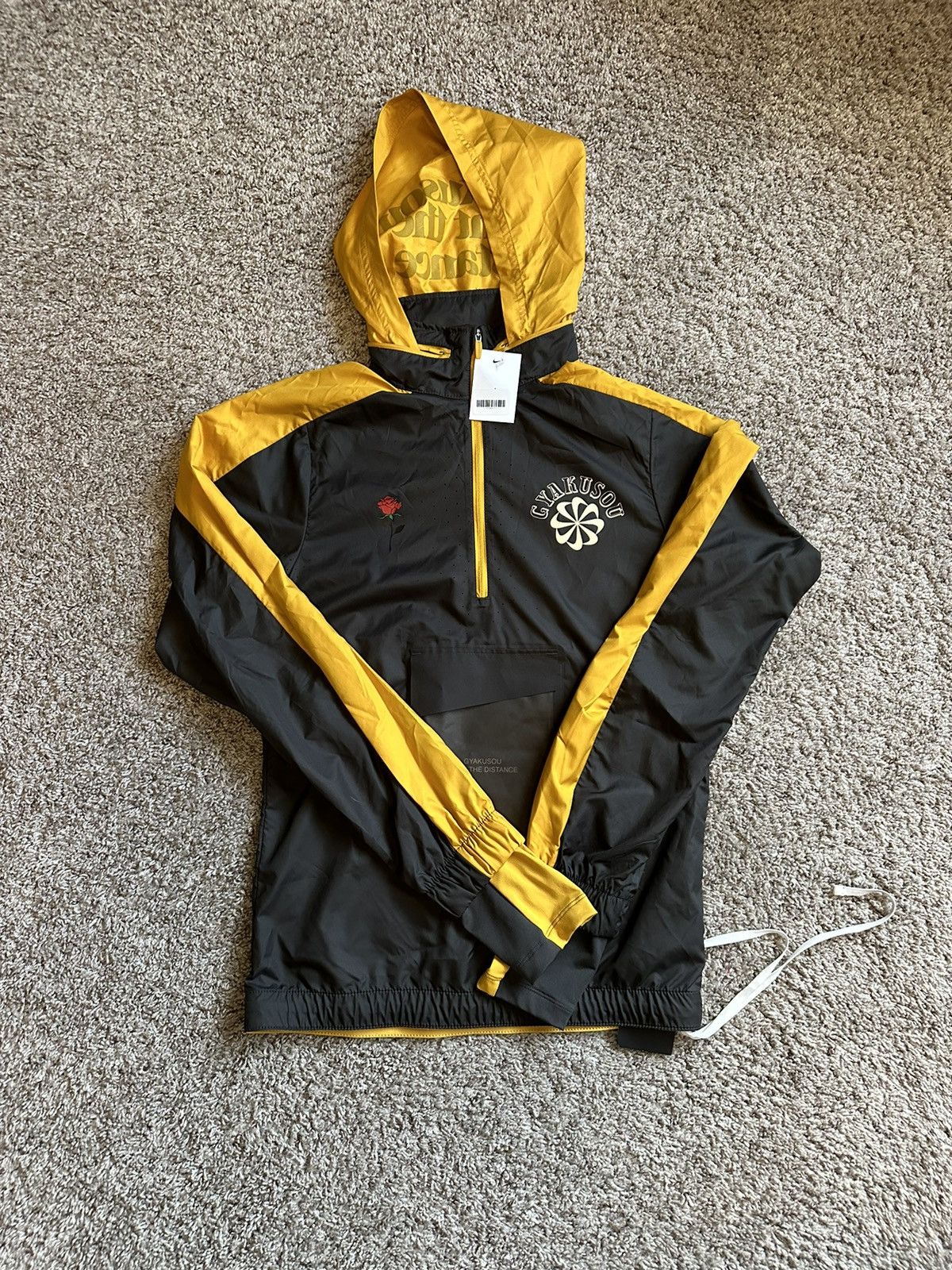 Gyakusou Nike Nike x Gyakusou black packable running jacket Grailed