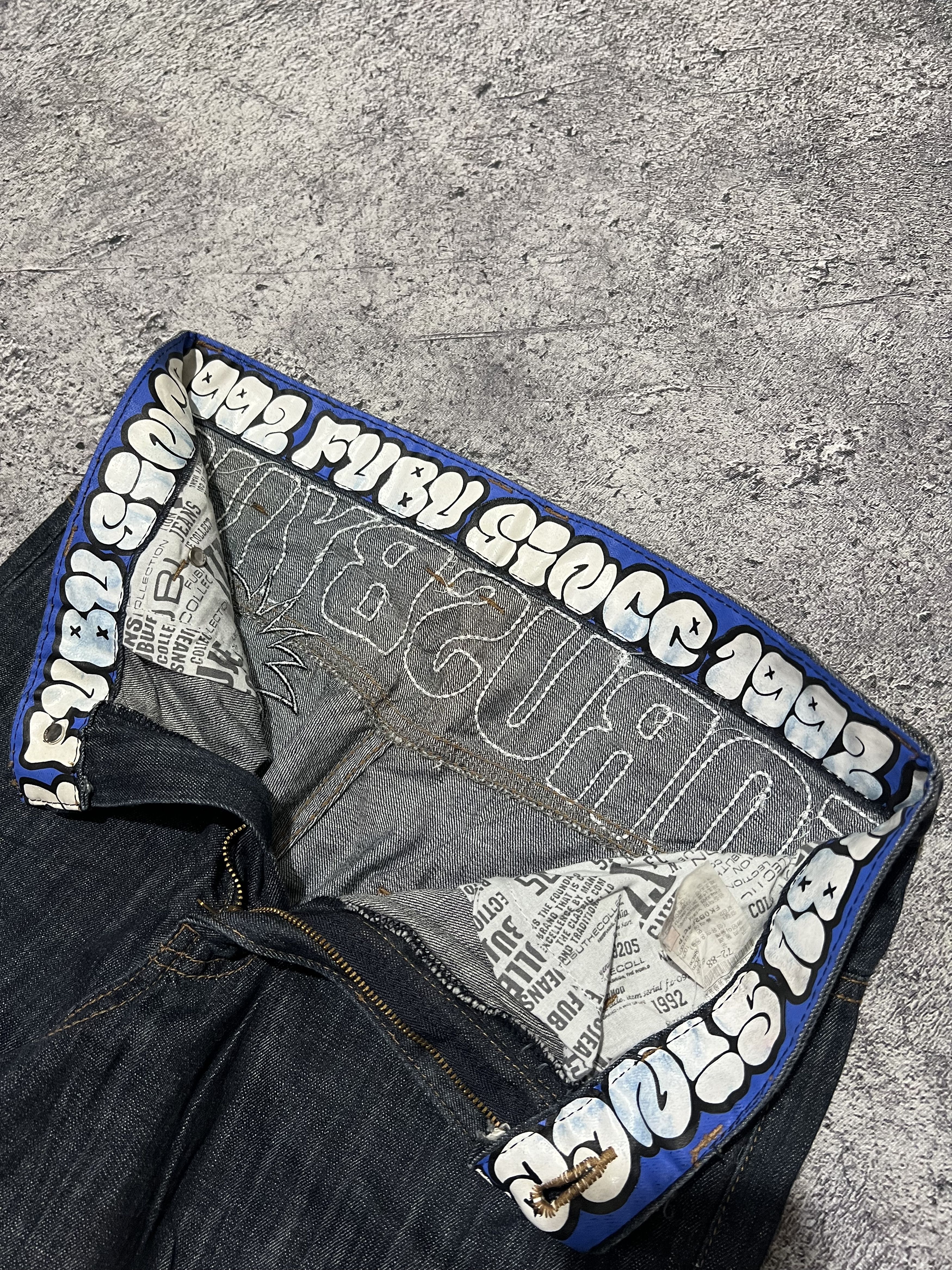 Fubu 2000s Archival Fubu Poem Jeans y2k Ifsixwasnine Size US 31 - 3 Thumbnail