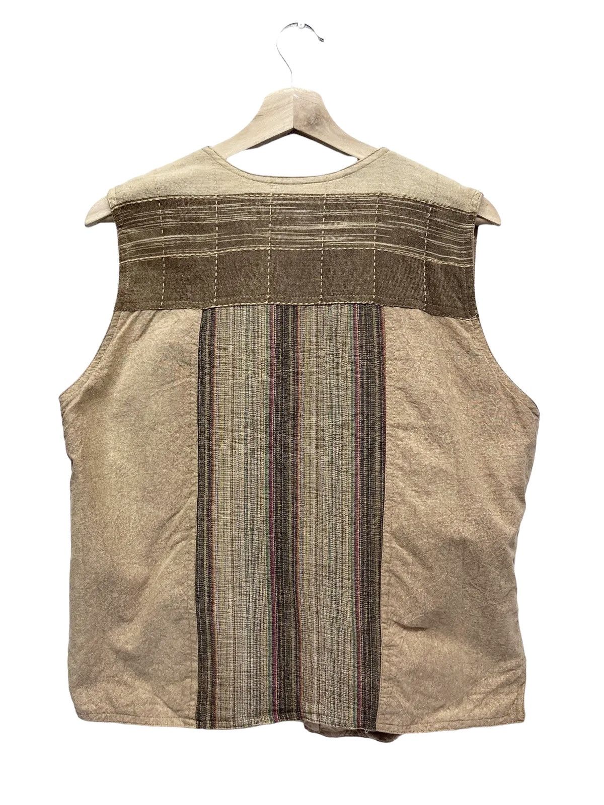 Native 🔥RARE🔥 VIntage Native Patchwork Sashiko Kapital Style Vest Size US M / EU 48-50 / 2 - 5 Thumbnail