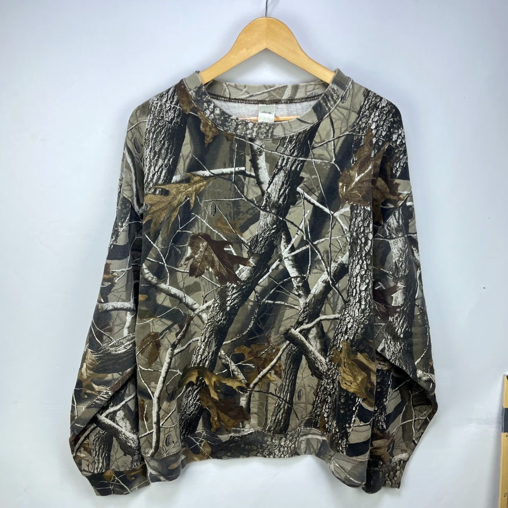 Realtree Vintage Realtree Camo Sweatshirt 2XL Men Green Pullover Sweatshirt 2XL Realtree Camouflage Mens Size US XXL / EU 58 / 5 - 2 Thumbnail