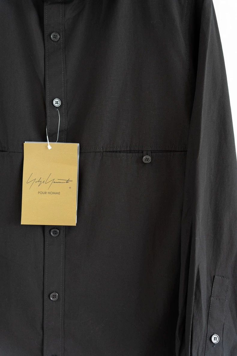 Yohji Yamamoto Yohji Yamamoto 24aw Collar Detachable Double Pocket Shirt Size US M / EU 48-50 / 2 - 4 Thumbnail