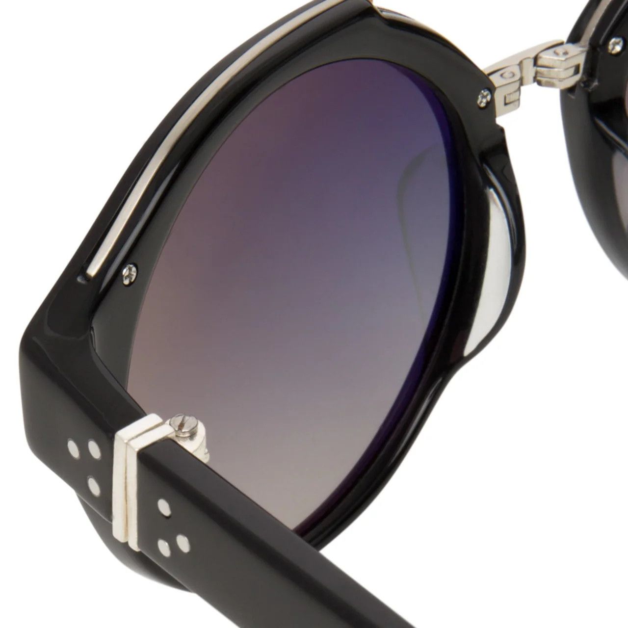 Ann Demeulemeester Ann Demeulemeester Sunglasses Round Black and Graduated Size ONE SIZE - 4 Thumbnail