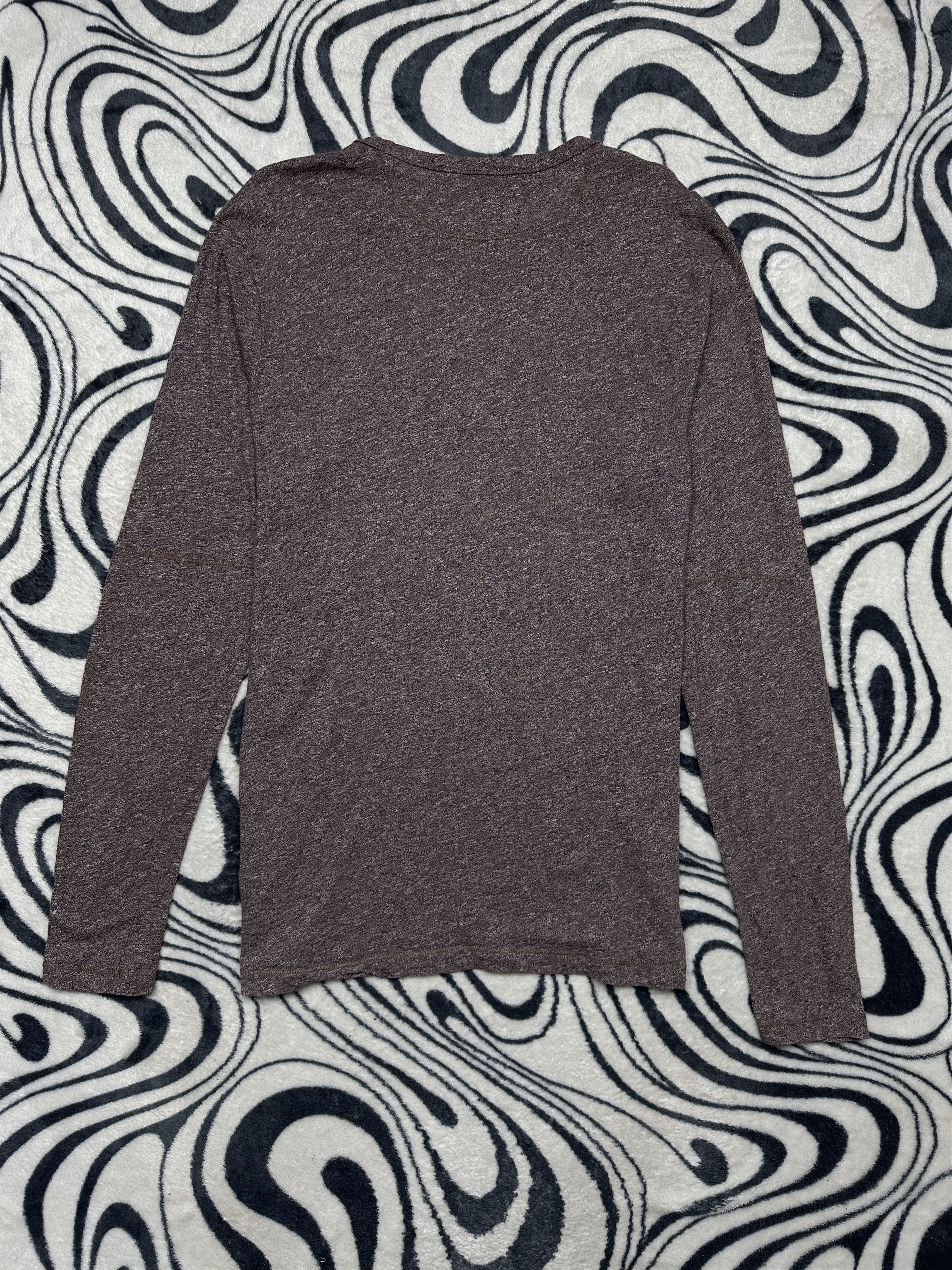 Allsaints Allsaints Mens Slater Crew Neck Long Sleeve T-Shirt Size US M / EU 48-50 / 2 - 5 Thumbnail