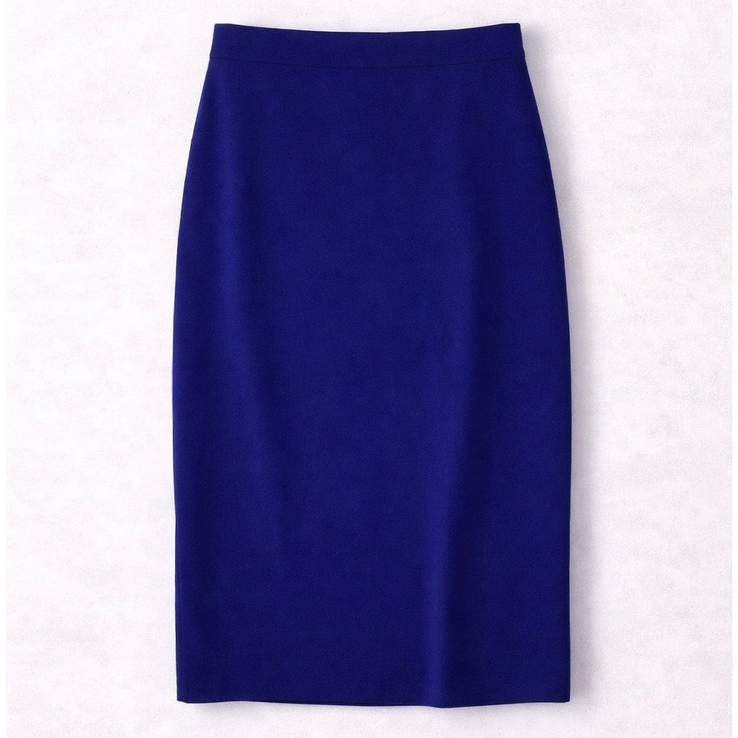 Alexander McQueen Alexander McQueen Blue Pencil Skirt Size L (IT 46) Size 32" / US 10 / IT 46 - 1 Thumbnail