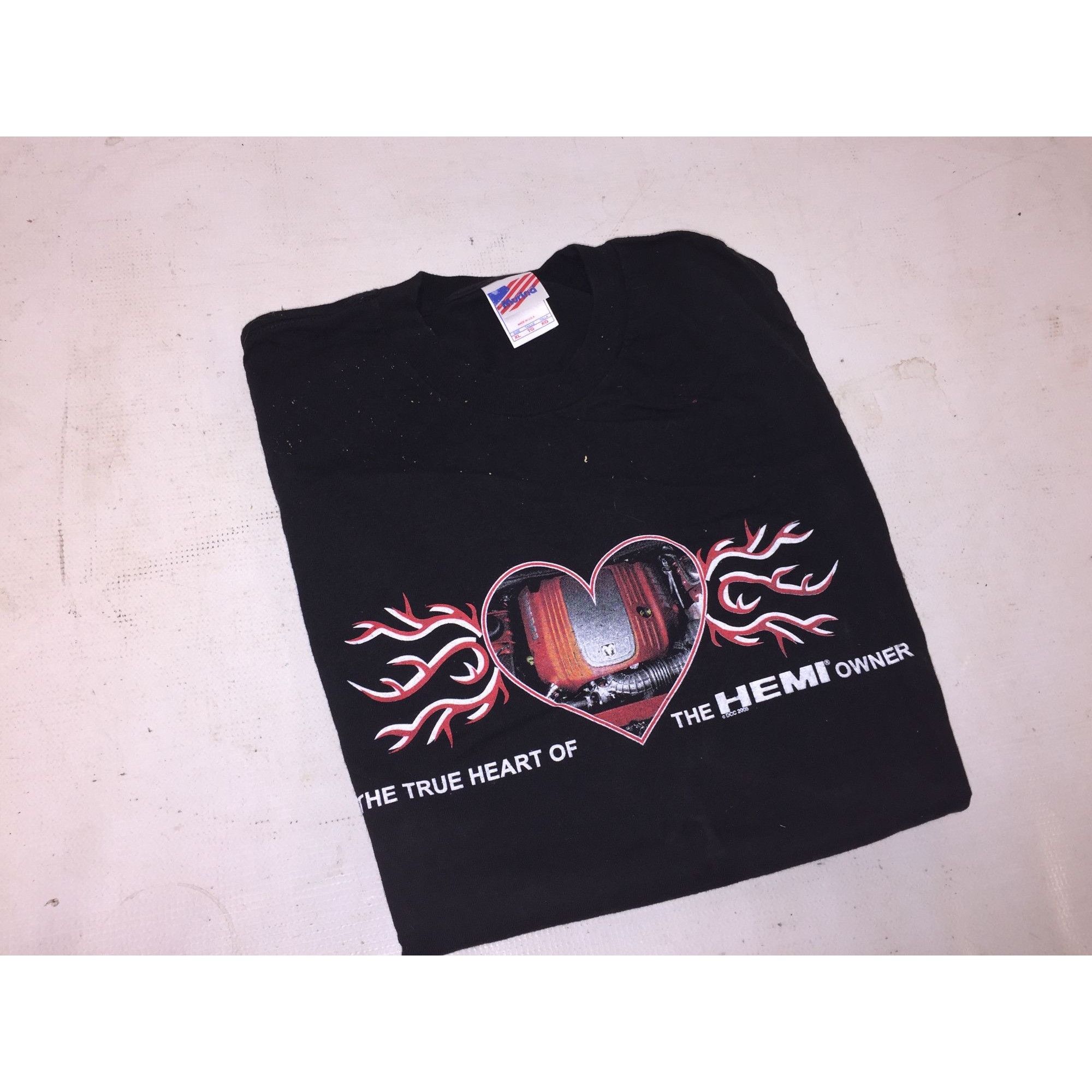 Other The True Heart of the Hemi Owner - Black T Shirt Hemi Engin Size XL / US 12-14 / IT 48-50 - 1 Thumbnail
