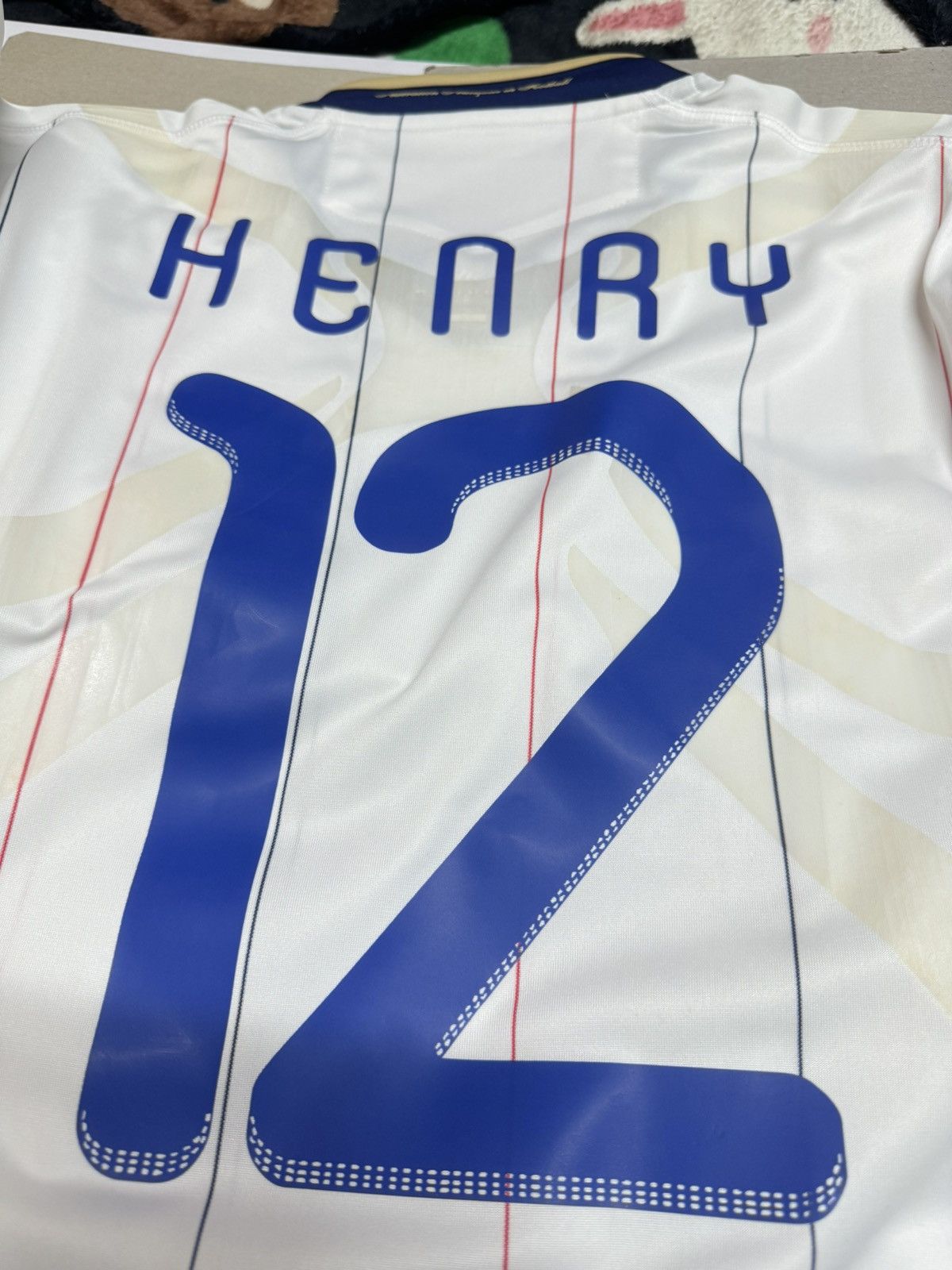 Adidas France 2010 World Cup player issue shirt #12 Henry (Bnwt) Size US L / EU 52-54 / 3 - 4 Thumbnail