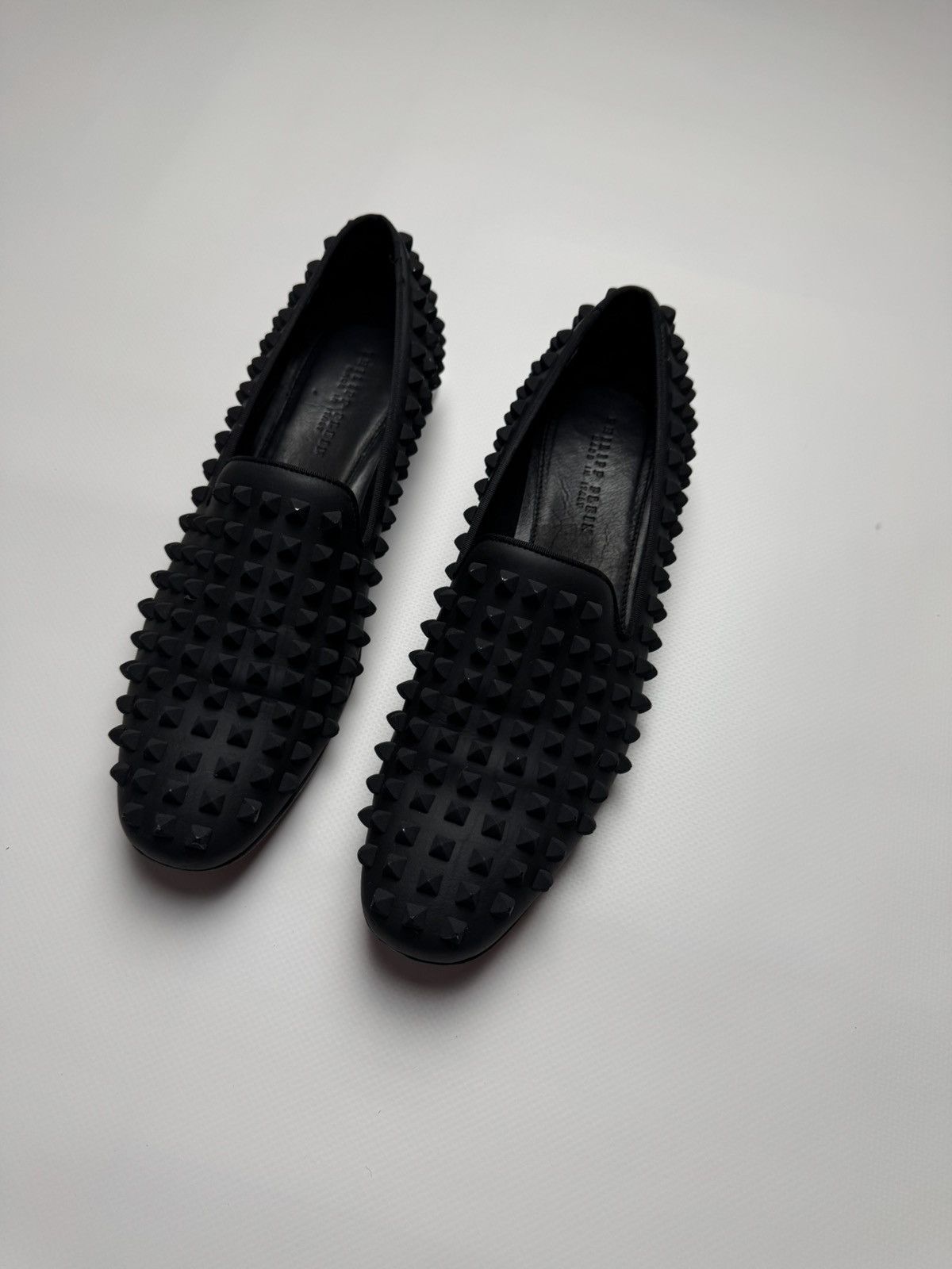 Philipp Plein Philipp Plein Spiked Studded Loafers - Black Matte Size US 8.5 / EU 41-42 - 9 Thumbnail