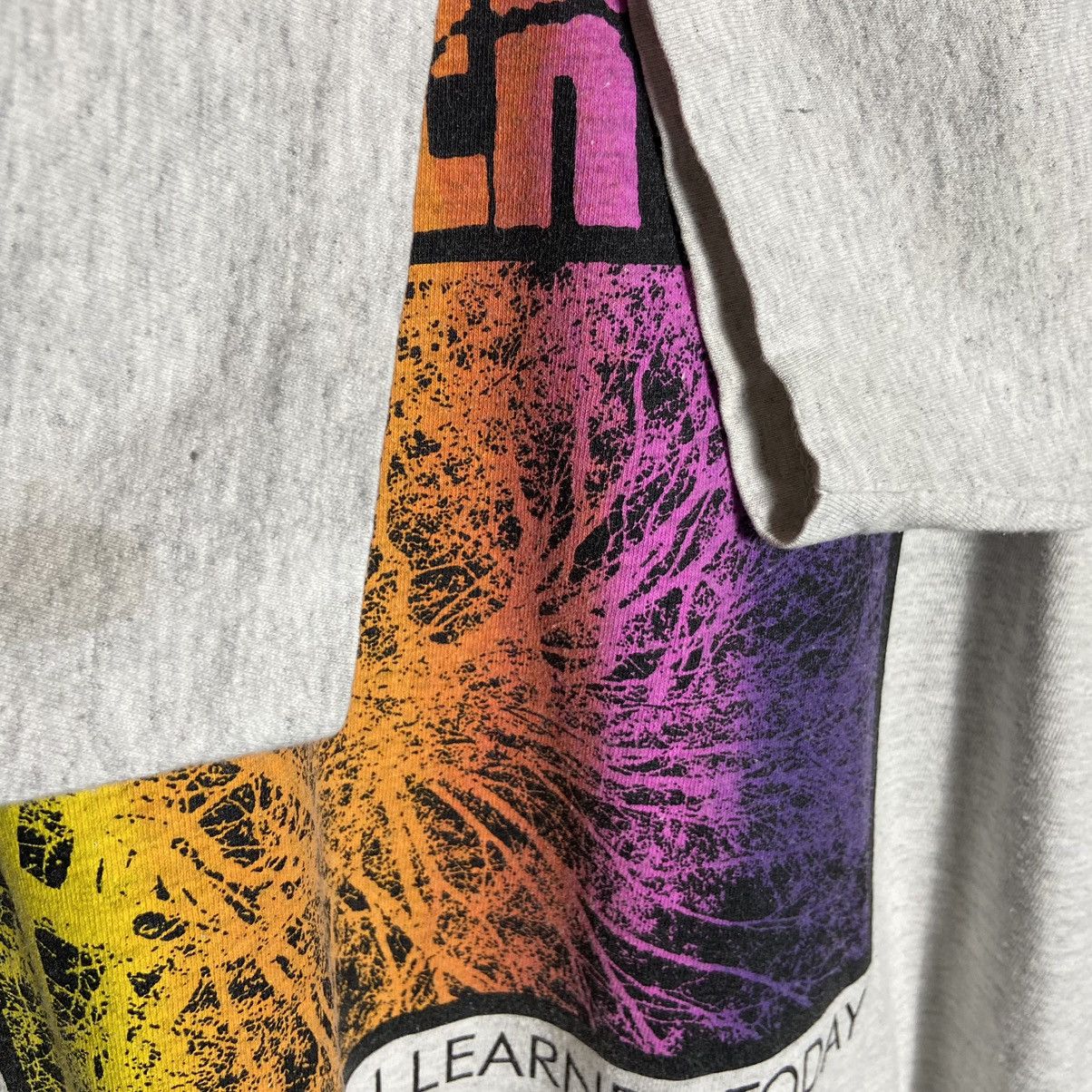 Band Tees × Vintage Vintage 90s Husker Du Something I Learned Today Punk T-Shirt Size US L / EU 52-54 / 3 - 5 Thumbnail