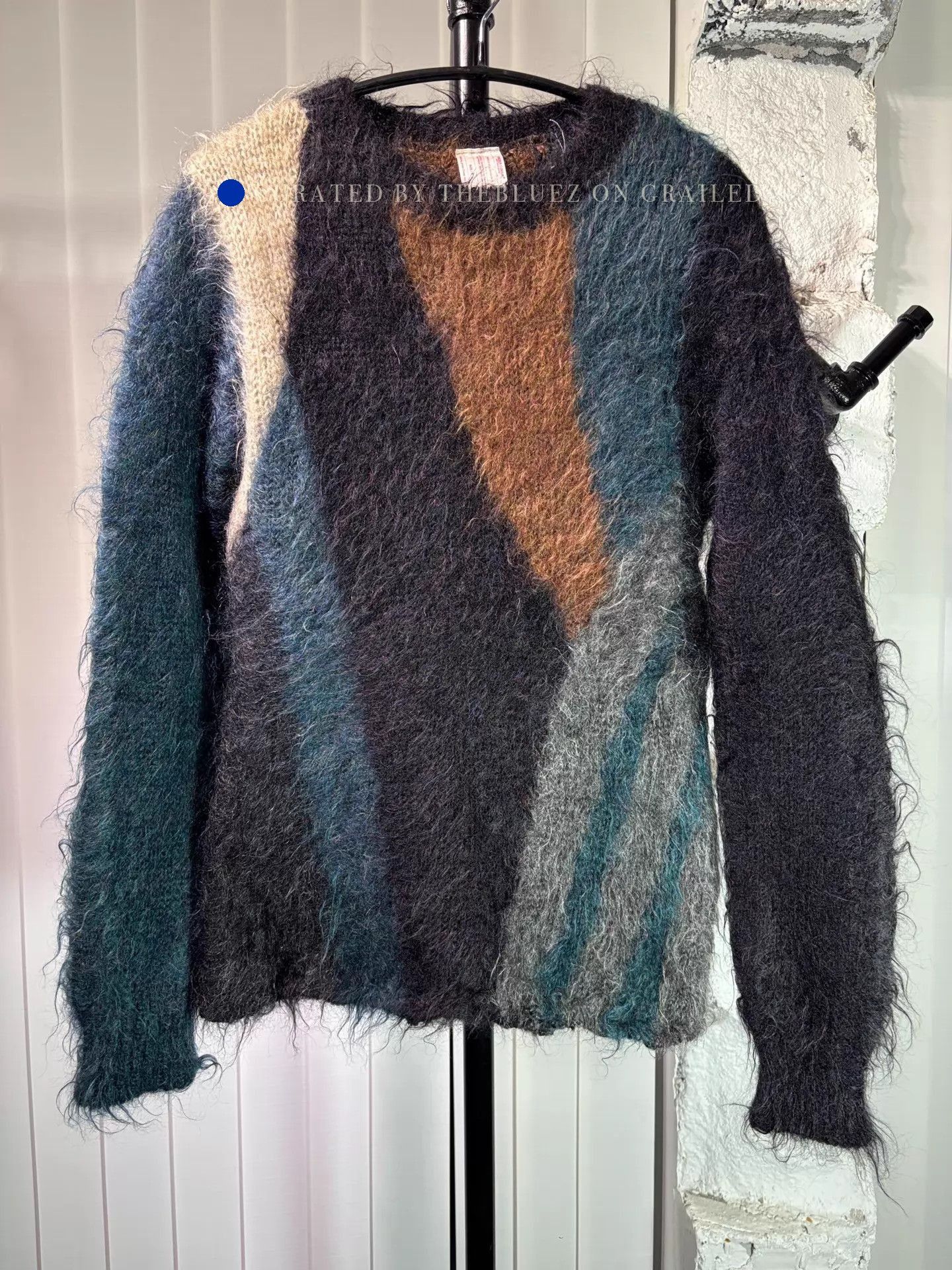 Undercover Colorblocked Mohair Sweater in Multi Size US S / EU 44-46 / 1 - 1 Thumbnail
