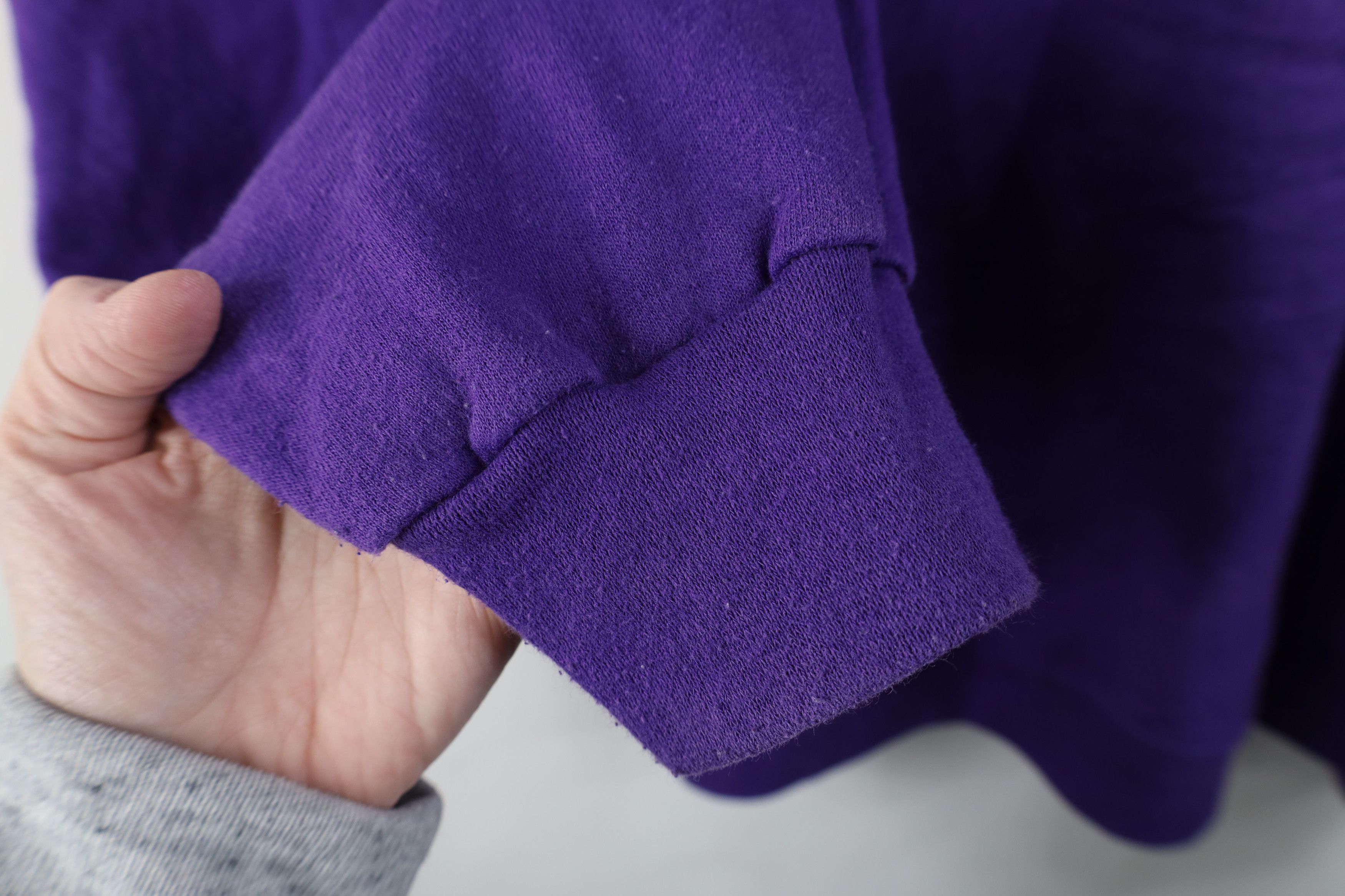 Champion Vintage 90s Champion Blank Crewneck Sweatshirt Purple Size US XL / EU 56 / 4 - 8 Thumbnail