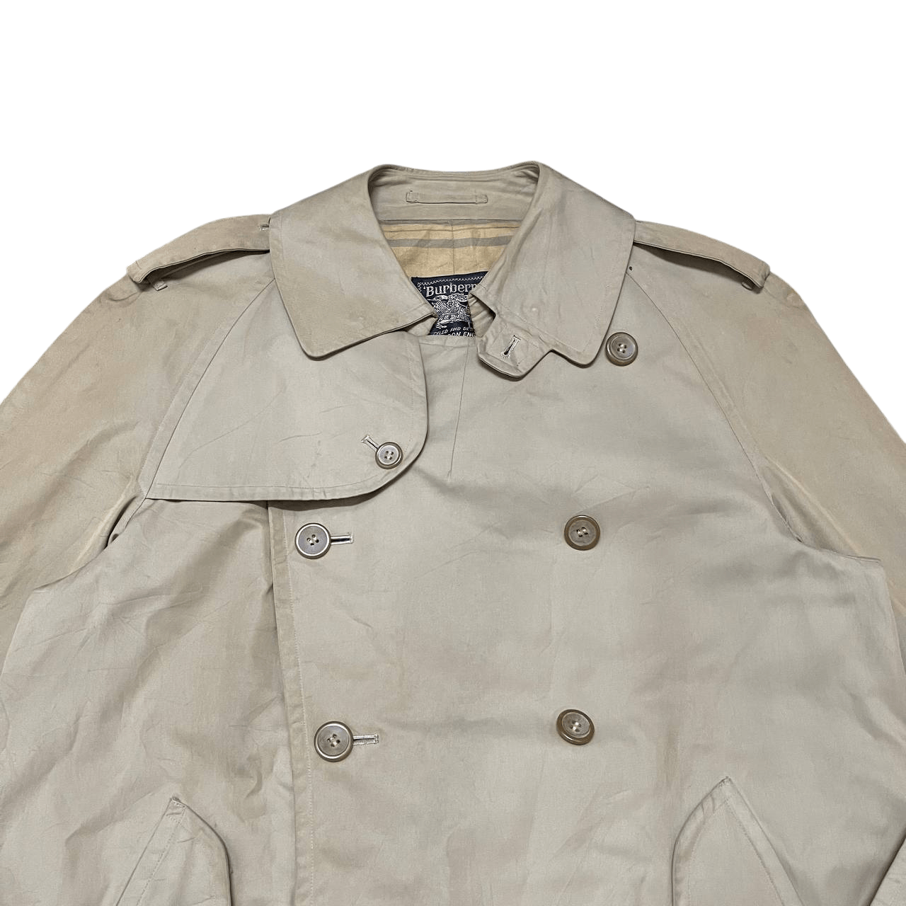 Burberry Vintage Burberry Trench Coat Double Breasted Size US M / EU 48-50 / 2 - 3 Thumbnail