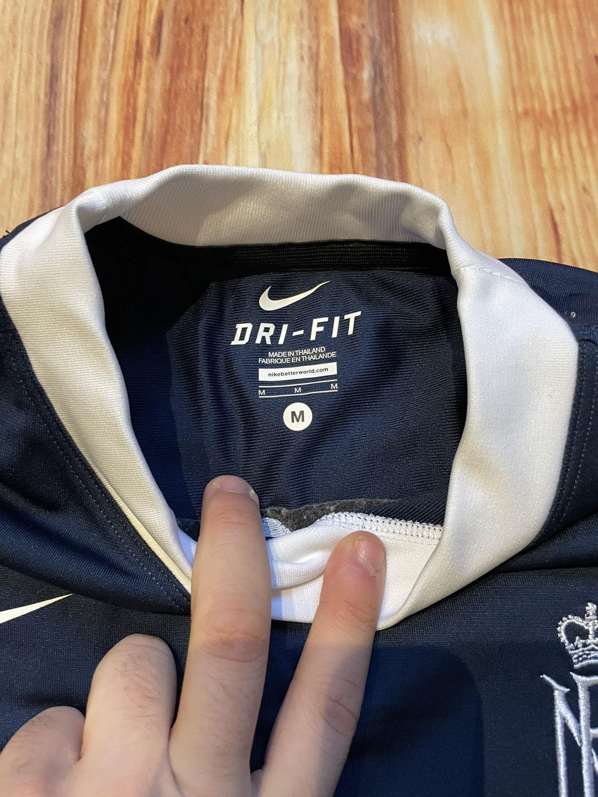 Nike Nike Royal Navy Rolls-Royce Rugby Jersey Japan Style Size US S / EU 44-46 / 1 - 5 Thumbnail