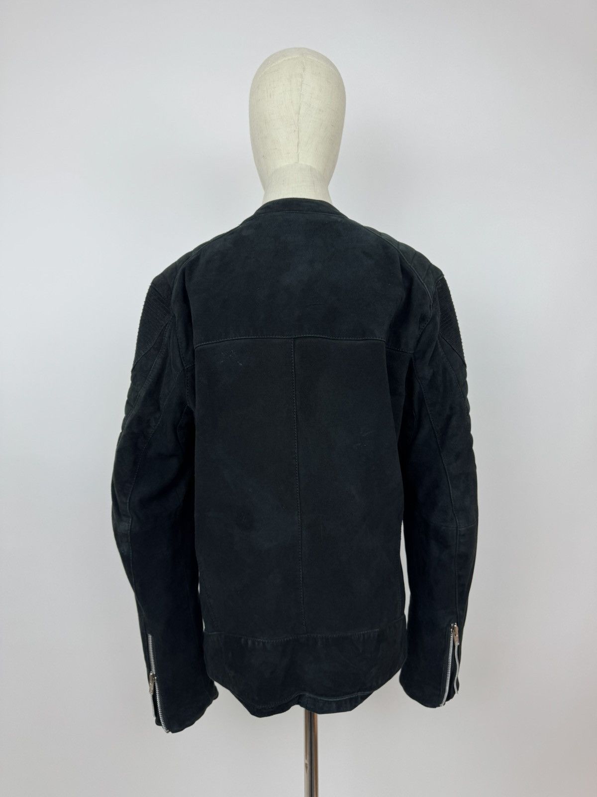 Other AHN Avant Garde Biker Leather Suede Jacket Rare Designer JKT Size M / US 6-8 / IT 42-44 - 4 Thumbnail