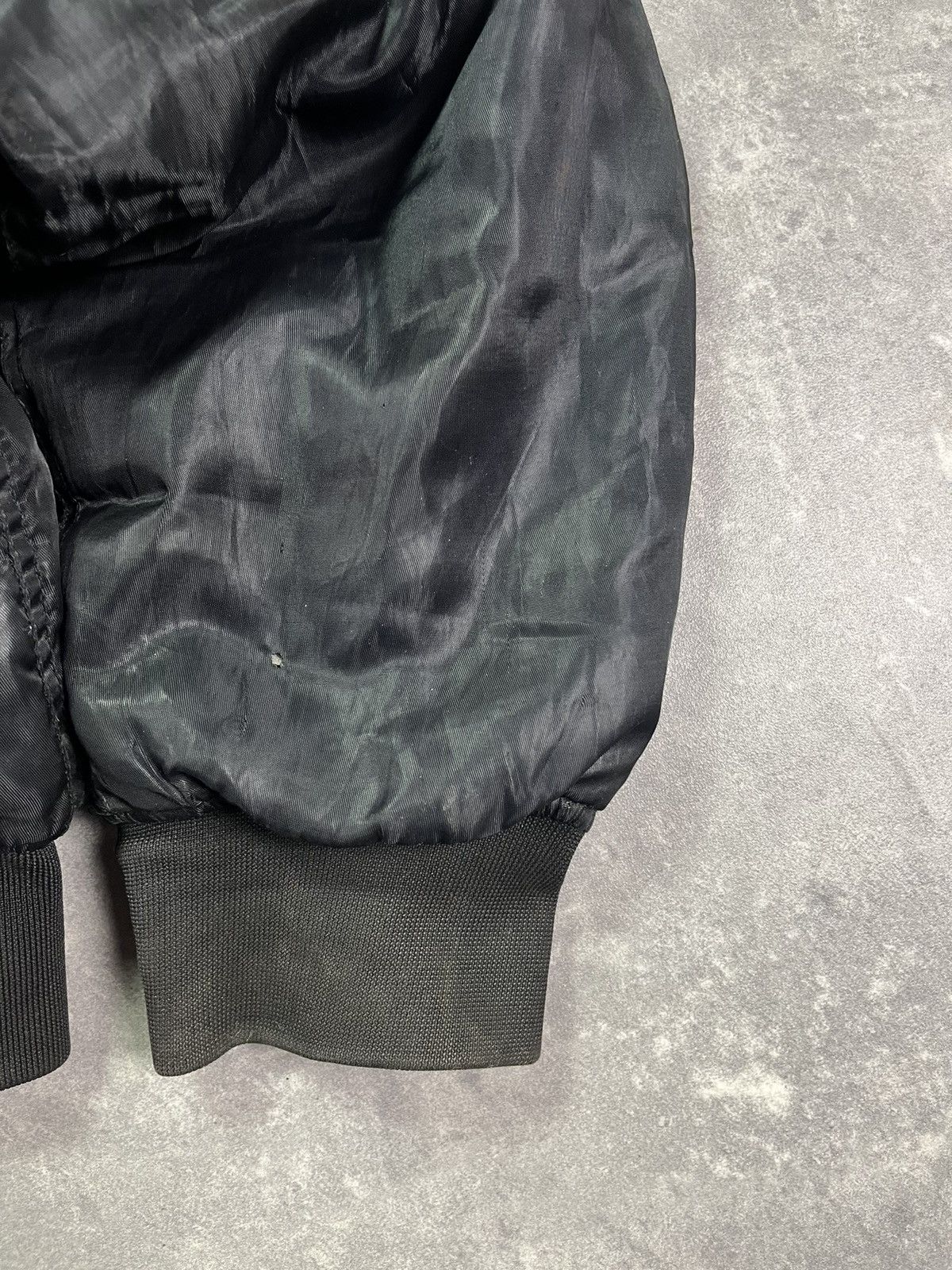 Japanese Brand 90s St. Army Industries Distressed Faded Bomber Jacket XXL Size US XXL / EU 58 / 5 - 9 Thumbnail