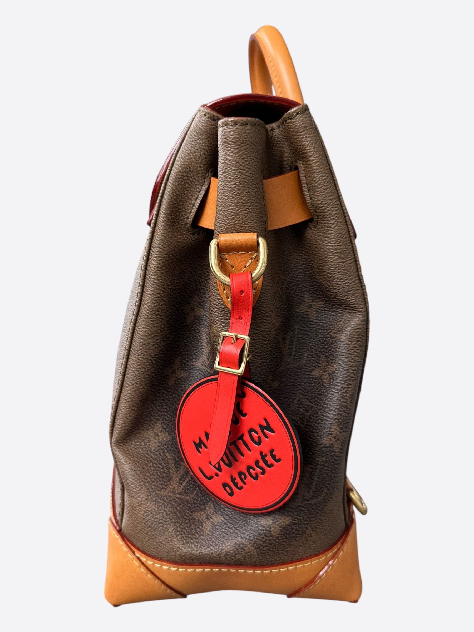 Louis Vuitton Louis Vuitton Brown Dust Monogram Steamer Messenger Bag Size ONE SIZE - 4 Thumbnail