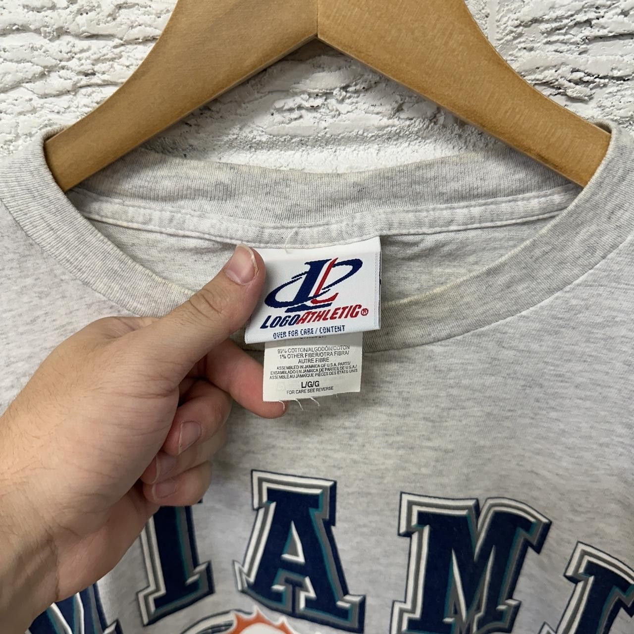 Logo Athletic × NFL × Vintage Vintage Logo Athletic Miami Dolphins Tee Shirt Large Size US L / EU 52-54 / 3 - 4 Thumbnail
