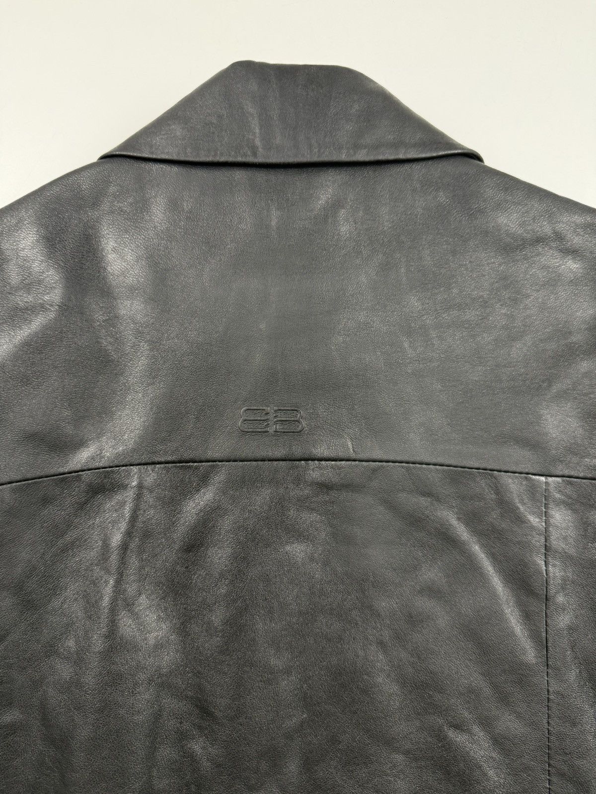 Balenciaga Vintage Balenciaga Zip Up Leather Jacket Size US M / EU 48-50 / 2 - 7 Thumbnail