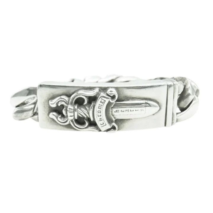 Chrome Hearts 13LINK Chrome Hearts Dagger CLASSIC Link ID Bracelet Silver Size ONE SIZE - 1 Thumbnail