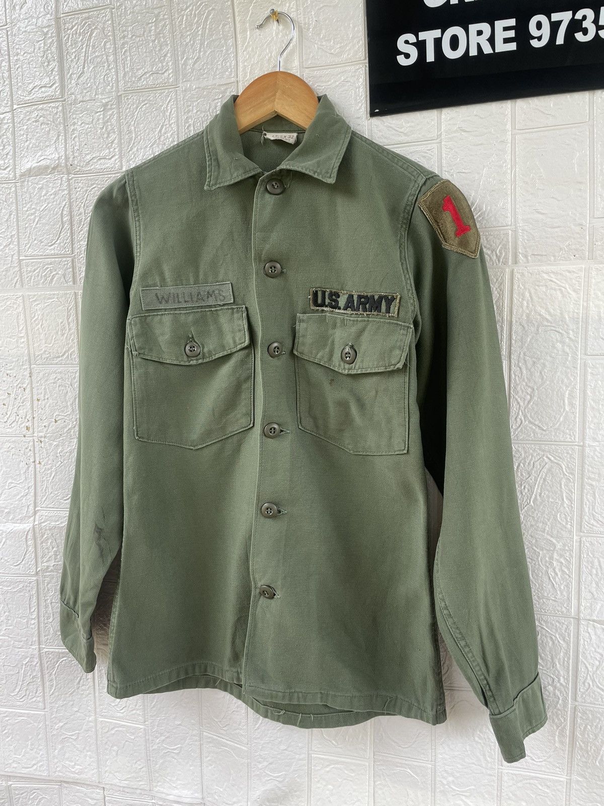 Japanese Brand Vintage U.s Army Long Sleeve Shirt Size US S / EU 44-46 / 1 - 3 Thumbnail