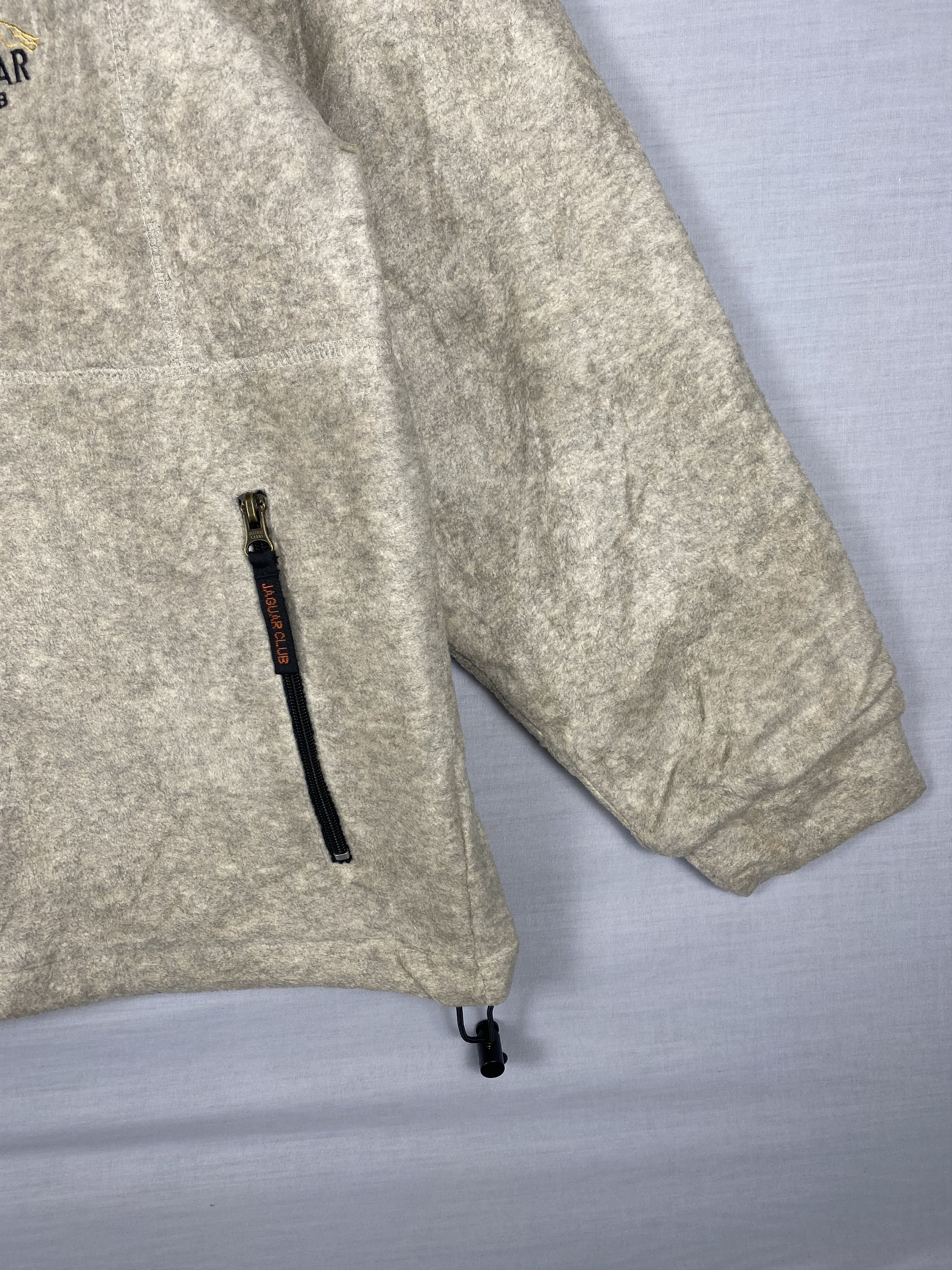 Japanese Brand Vintage Jaguar Club Zip Up Helix Fleece Jacket Size US L / EU 52-54 / 3 - 6 Thumbnail