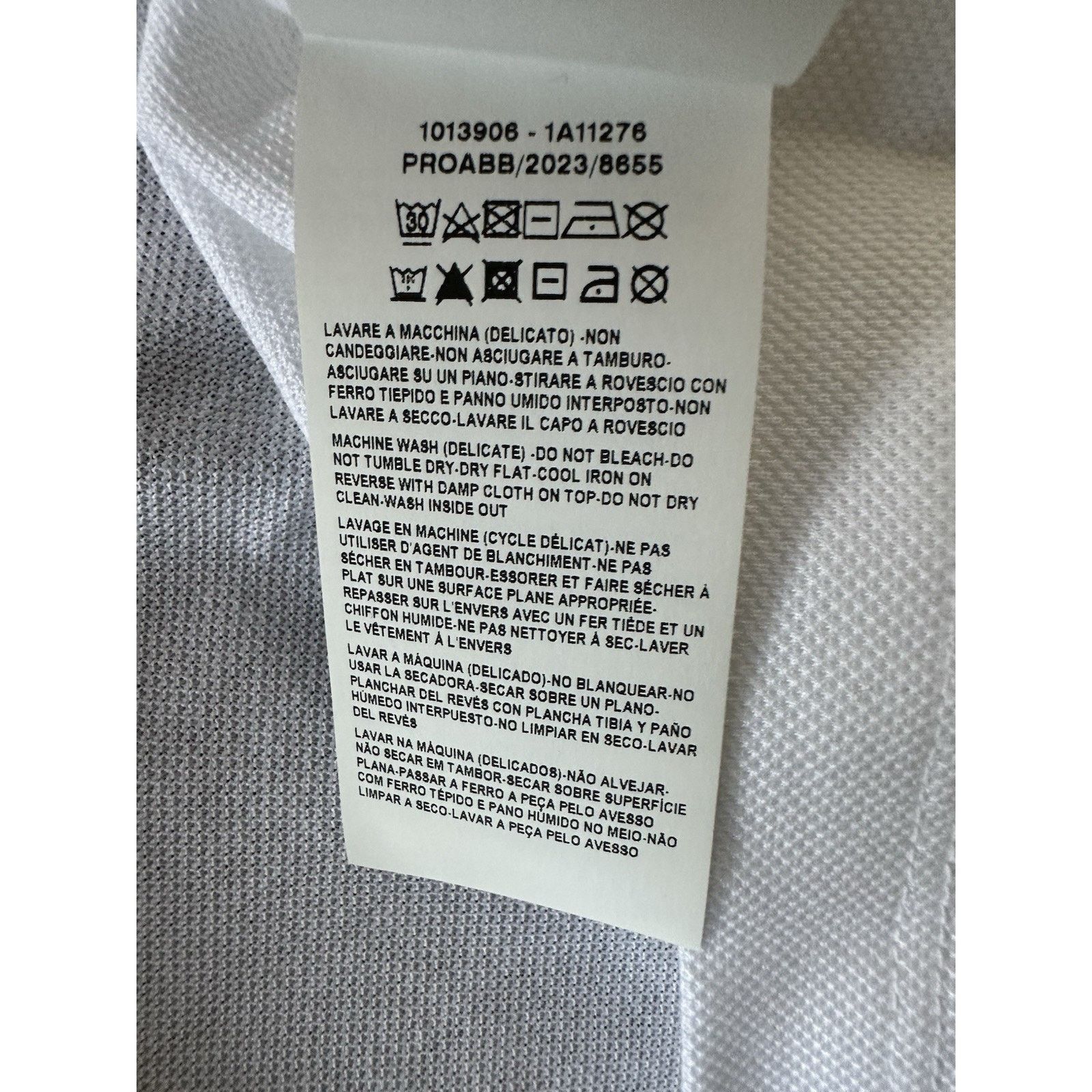 Versace Versace White Piquet Cotton Polo Shirt 2XL 1013906 NWT $800 Size US XXL / EU 58 / 5 - 10 Thumbnail