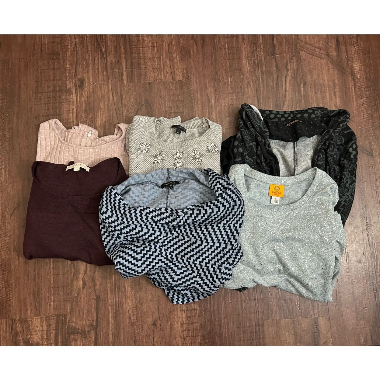 Loft Sweater/Long-Sleeve Lot of 9! Medium & Large, Ann Taylor Lof Size L / US 10 / IT 46 - 2 Thumbnail