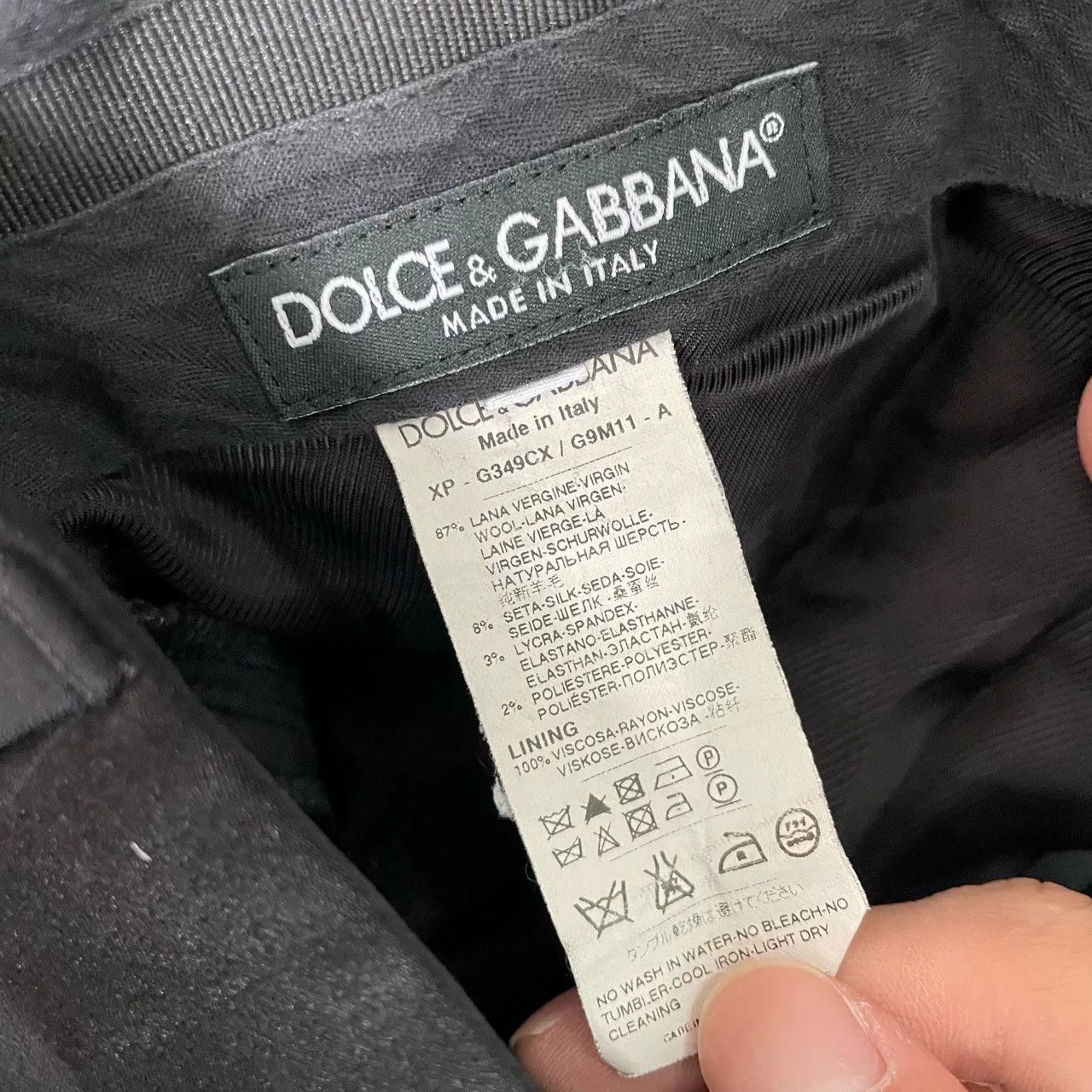 Dolce & Gabbana Dolce & Gabbana Black Dress Pants Size US 28 / EU 44 - 4 Thumbnail