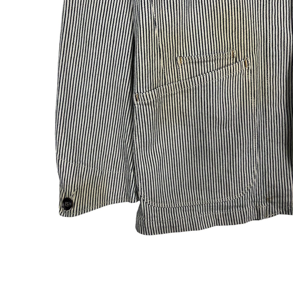 Beams Plus 🔥 BEAMS PWH PRISONER HIKORY STRIPE JACKET Size US L / EU 52-54 / 3 - 4 Thumbnail