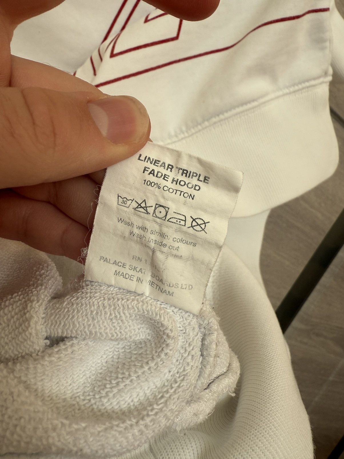 Palace Palace Hoodie Sweatshirt Tri Ferg skate White Rainbow 3D Size US M / EU 48-50 / 2 - 5 Thumbnail