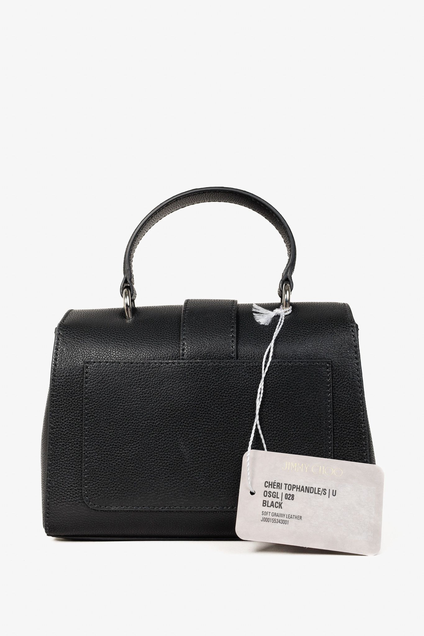 Jimmy Choo Jimmy Choo Cheri Soft Grainy Leather Crystal-Buckle Bag Size ONE SIZE - 4 Thumbnail