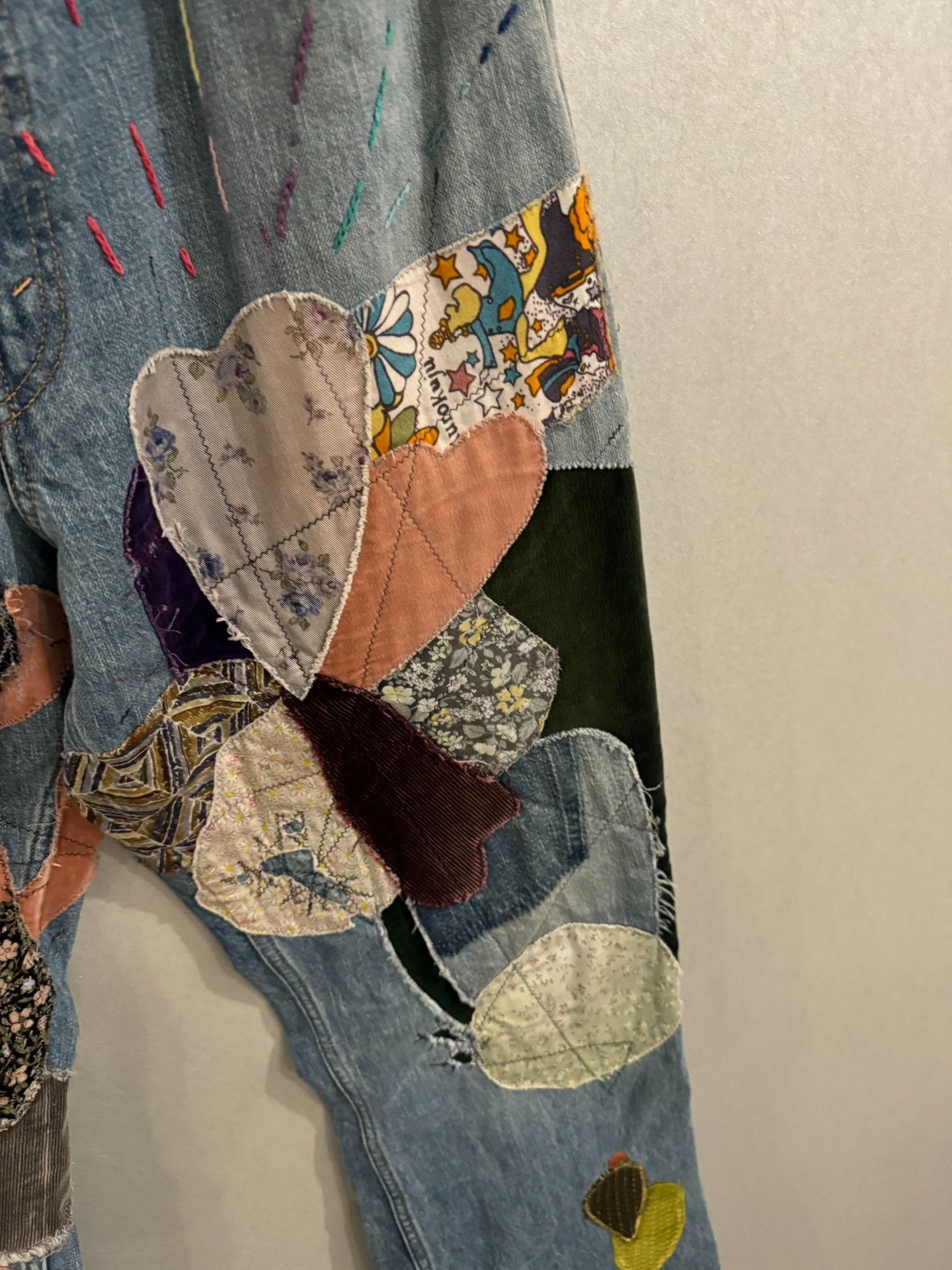 Kapital kapital Multi-patch denim pants 2501-Nextarrow Size US 34 / EU 50 - 3 Thumbnail