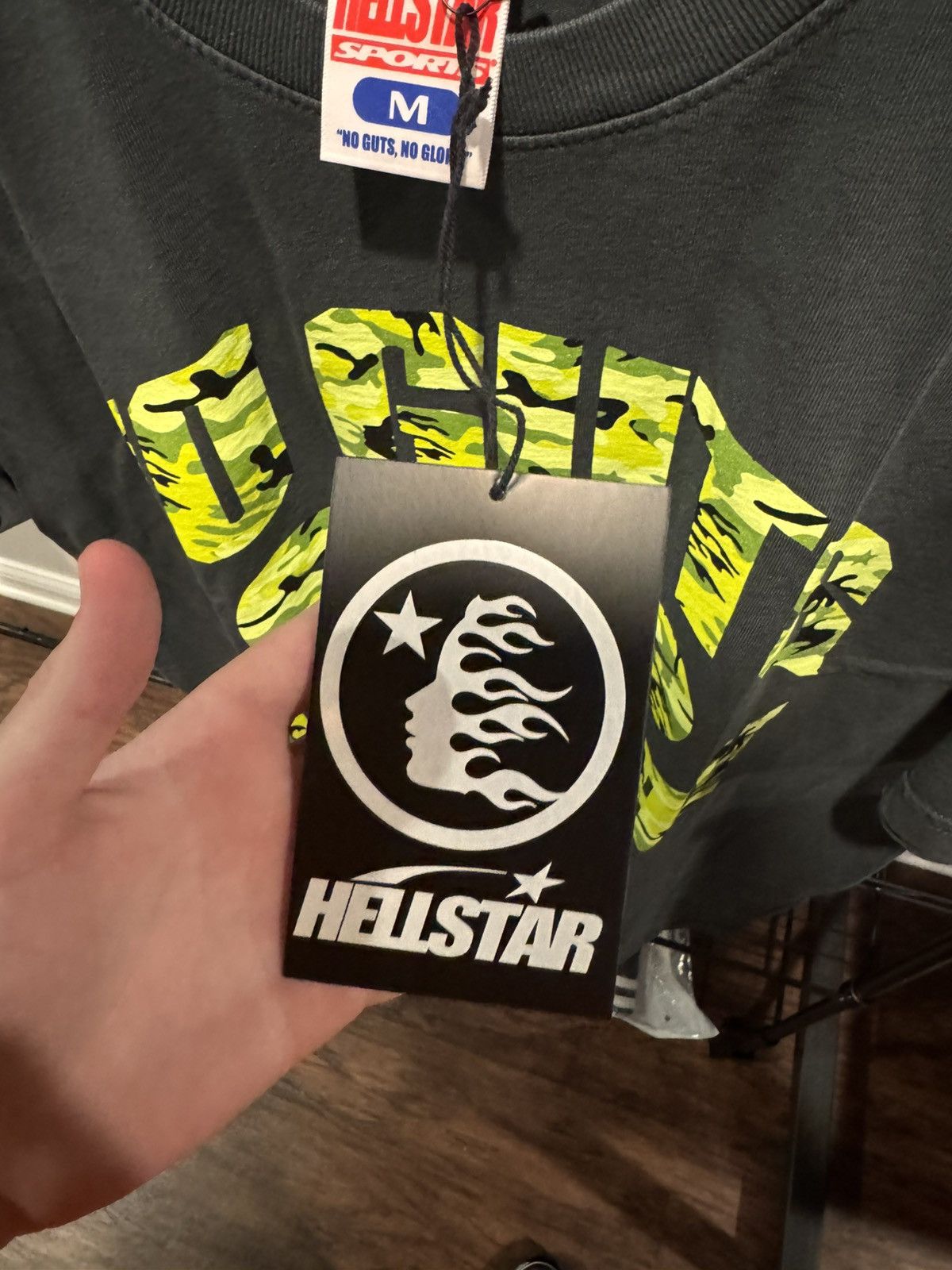 HELLSTAR HELLSTAR “No Guts No Glory!” Camo tee Size US M / EU 48-50 / 2 - 8 Thumbnail