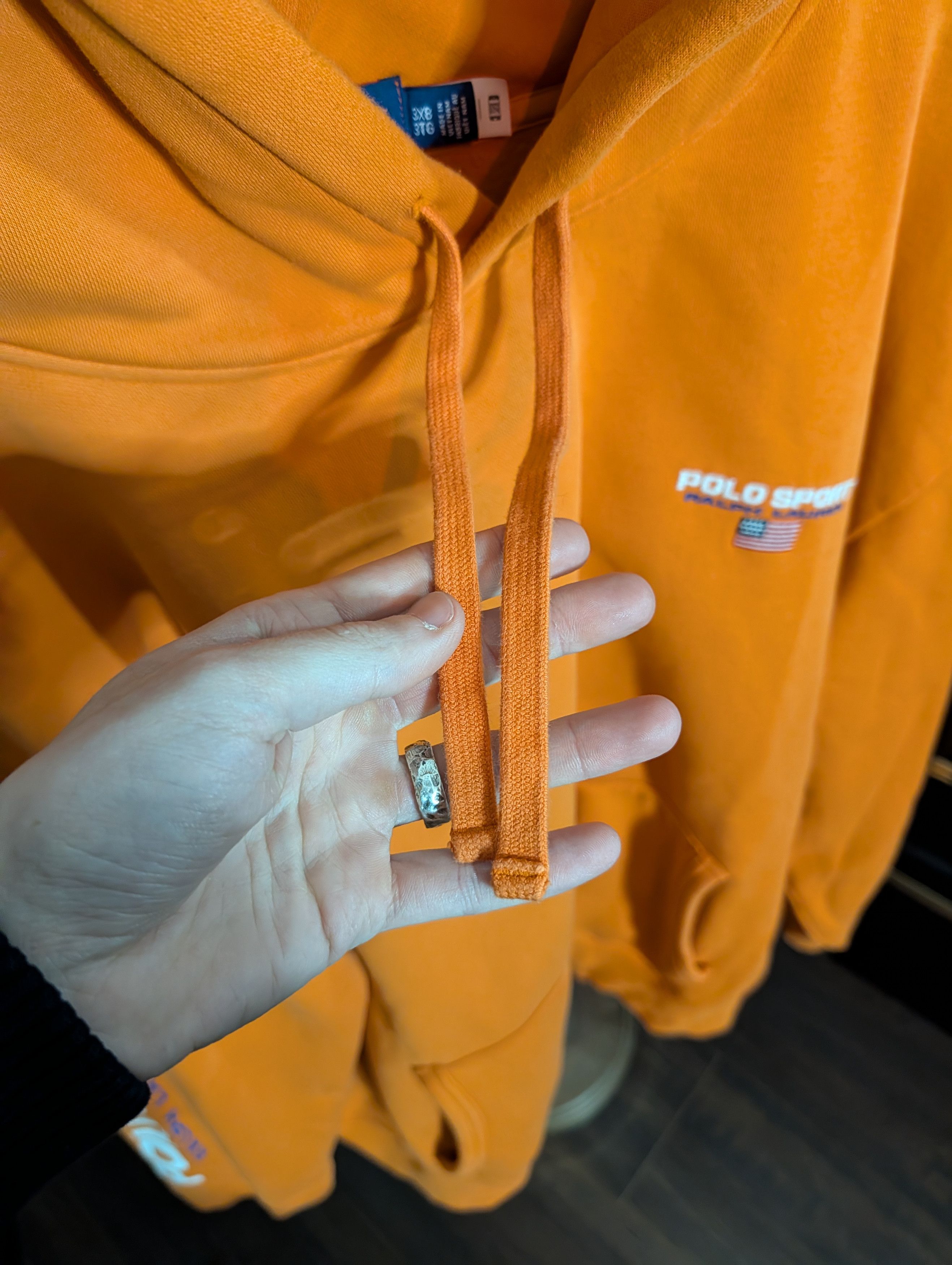 Polo Ralph Lauren POLO SPORT iconic orange logo embroidered hoodie Size US XXL / EU 58 / 5 - 5 Thumbnail