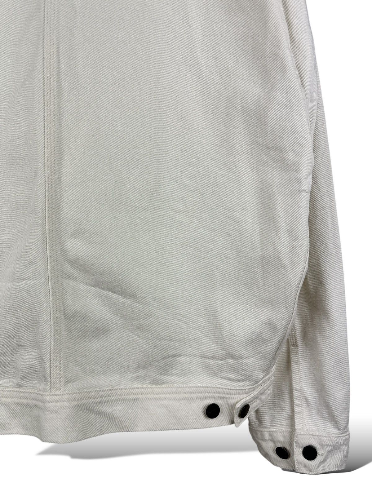Carhartt Wip Carhartt WIP Saledo White Chore Jacket Canvas Button Front Size US XL / EU 56 / 4 - 20 Thumbnail