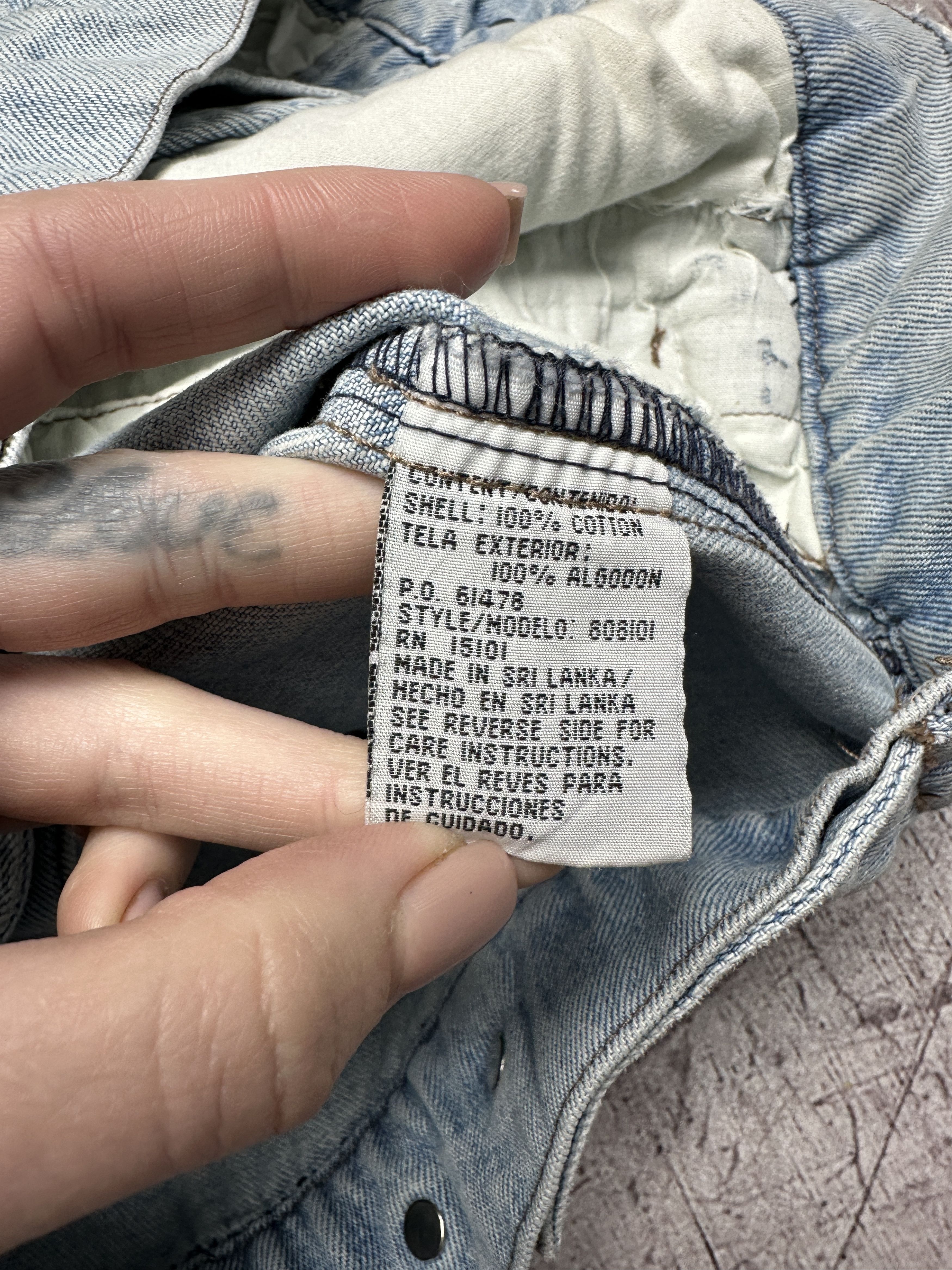 Vintage Wrangler 90s Vintage Mens Denim Vest Size US S / EU 44-46 / 1 - 4 Thumbnail