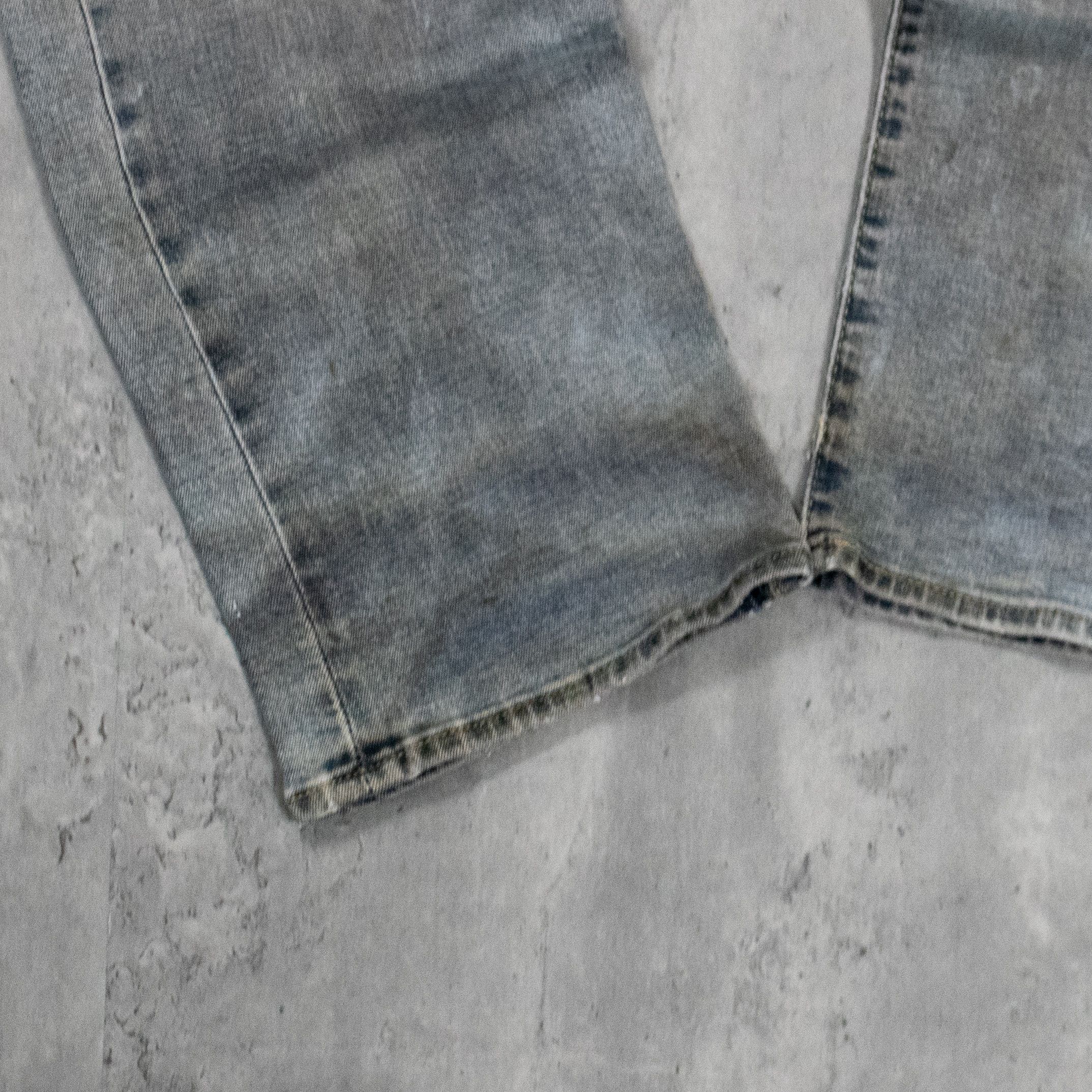 Levi's Vintage Clothing Y2K 2000's Levis 501 Overdyed Relax Straight Denim Pant's Size US 34 / EU 50 - 6 Thumbnail