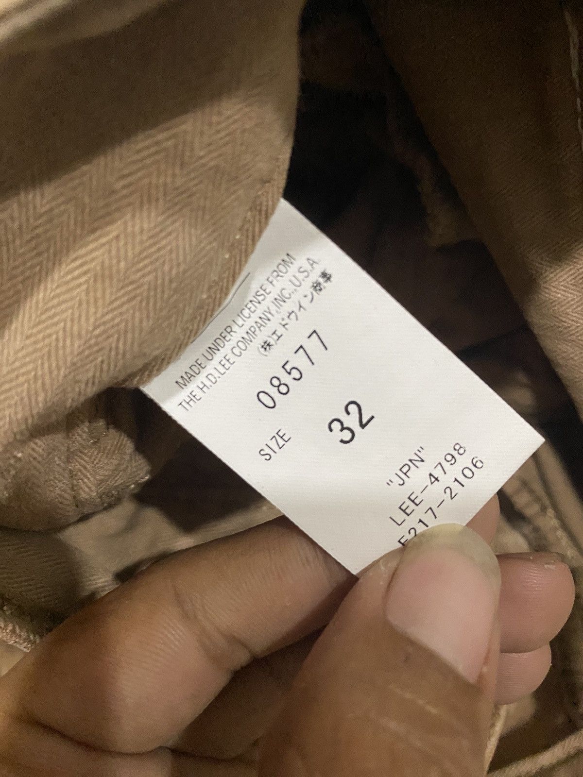 Japanese Brand × Vintage Vintage Distressed Lee Cargo Size US 32 / EU 48 - 12 Thumbnail