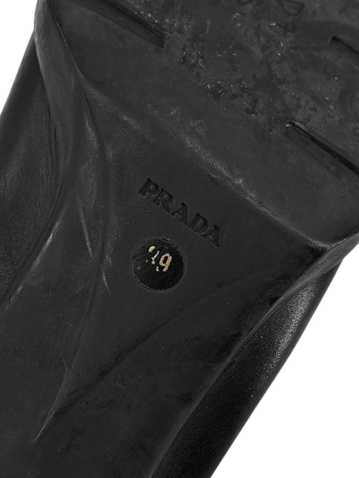 Prada Stivaletti Prada neri in pelle con tacco kitten heel – TG 39 Size US 9 / IT 39 - 14 Thumbnail
