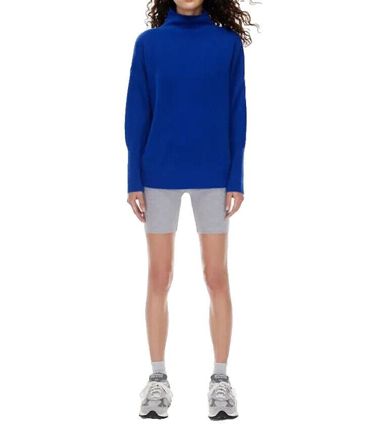 Designer Wilfred Small Bluebell Luxe Cashmere Jara Pullover Sweater Size S / US 4 / IT 40 - 1 Thumbnail