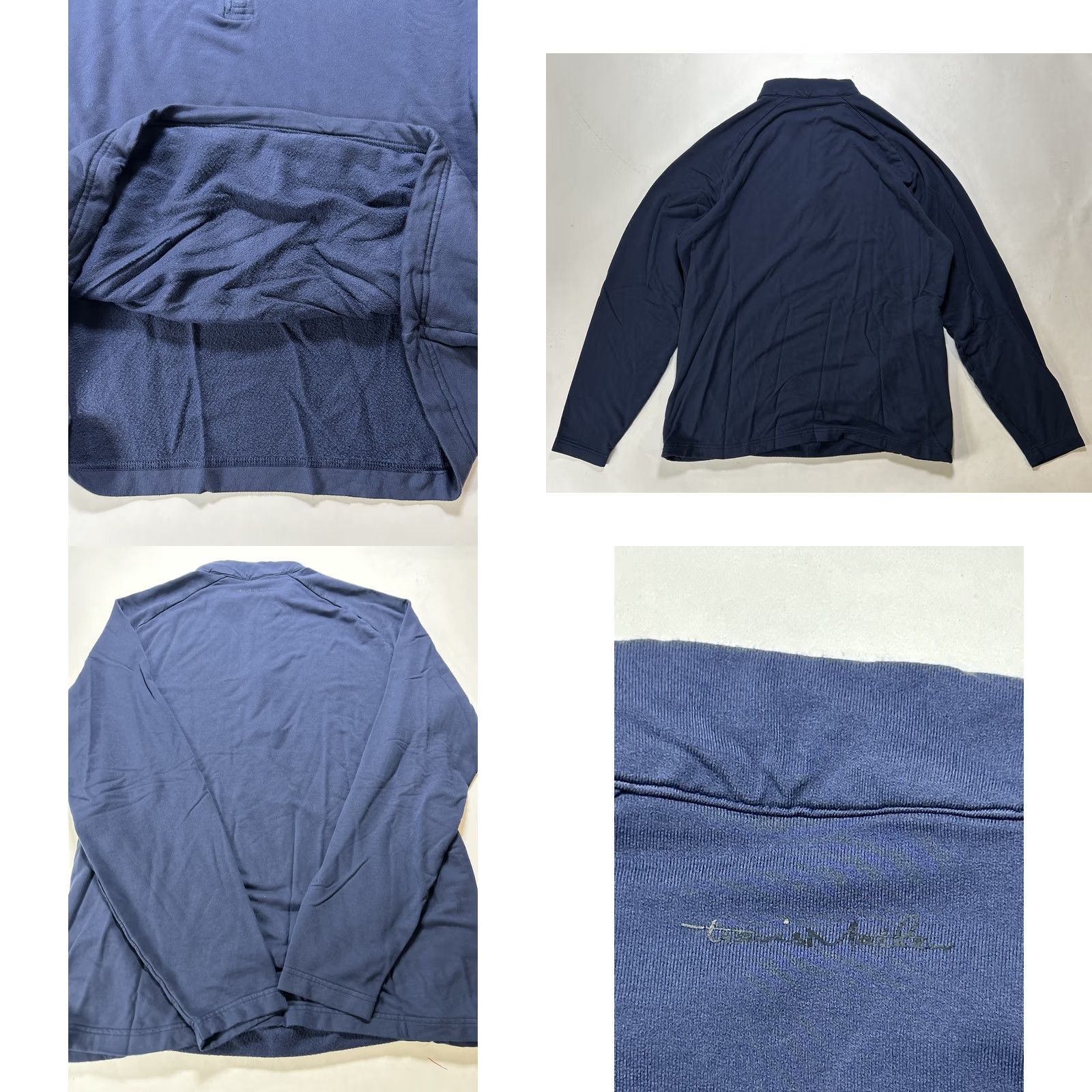 TravisMathew Travis Mathew Pullover Mens Large Navy Golf Athletic Performance Golfing 1/4 Zip Size US L / EU 52-54 / 3 - 8 Thumbnail
