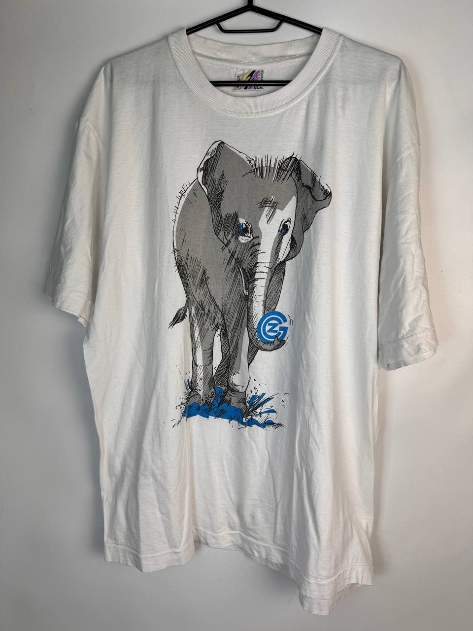 Vintage GRASSHOPERS ZURICH VINTAGE 90S SOCCER TEE BIGLOGO Size US XL / EU 56 / 4 - 1 Thumbnail