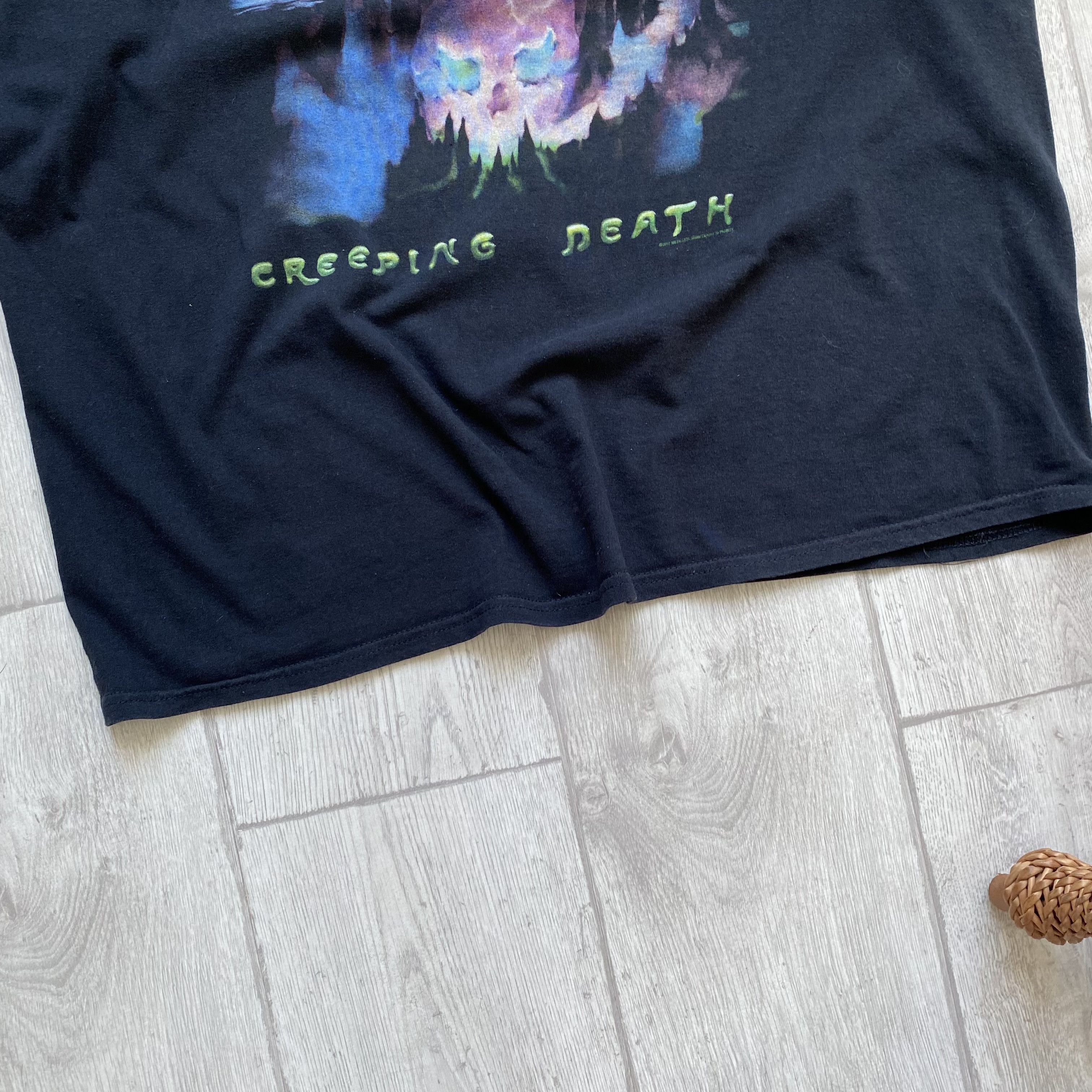 Metallica 🎸 Vintage 00s Metallica Rock band tee creping death Size US XL / EU 56 / 4 - 3 Thumbnail