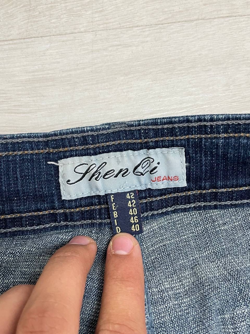 Other Vintage 90’s Baggy Jeans Big CENTER Logo Japanese Style Size US 38 / EU 54 - 9 Thumbnail