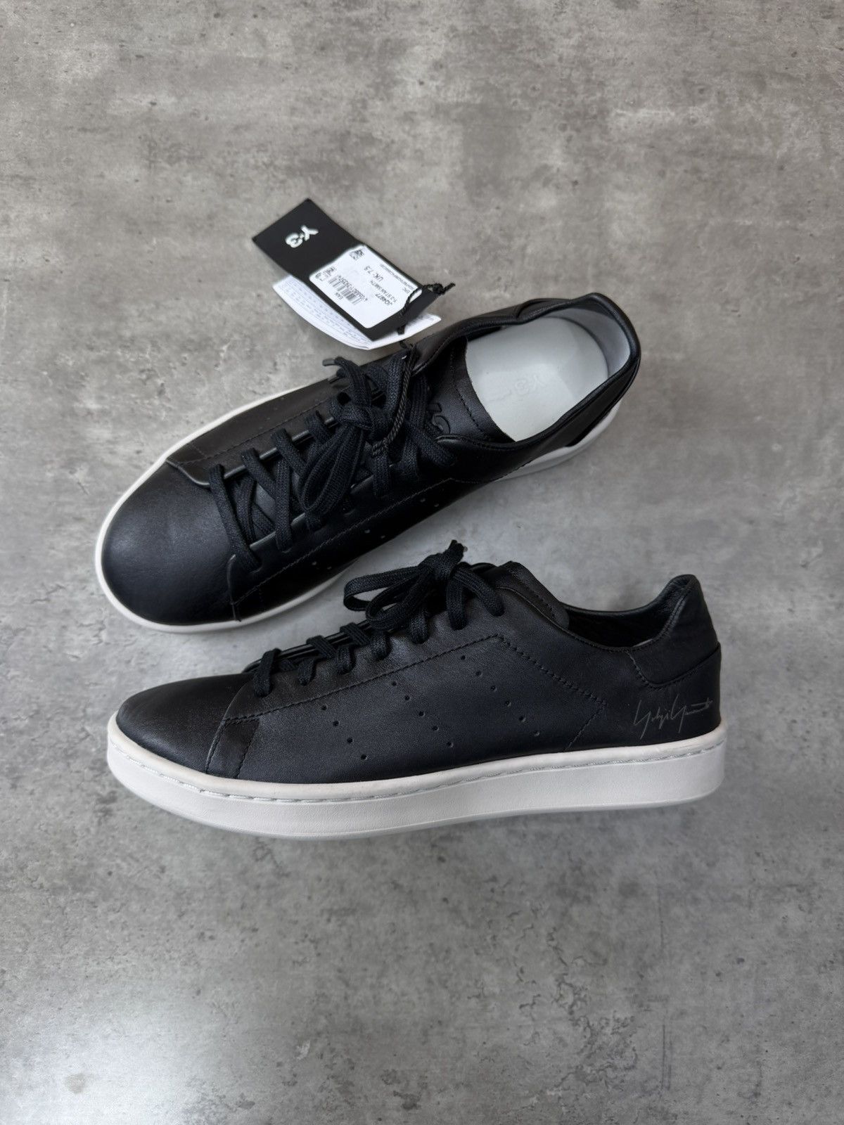Y-3 Adidas Y-3 Stan Smith Black Size US 8 Size US 8 / EU 41 - 7 Thumbnail