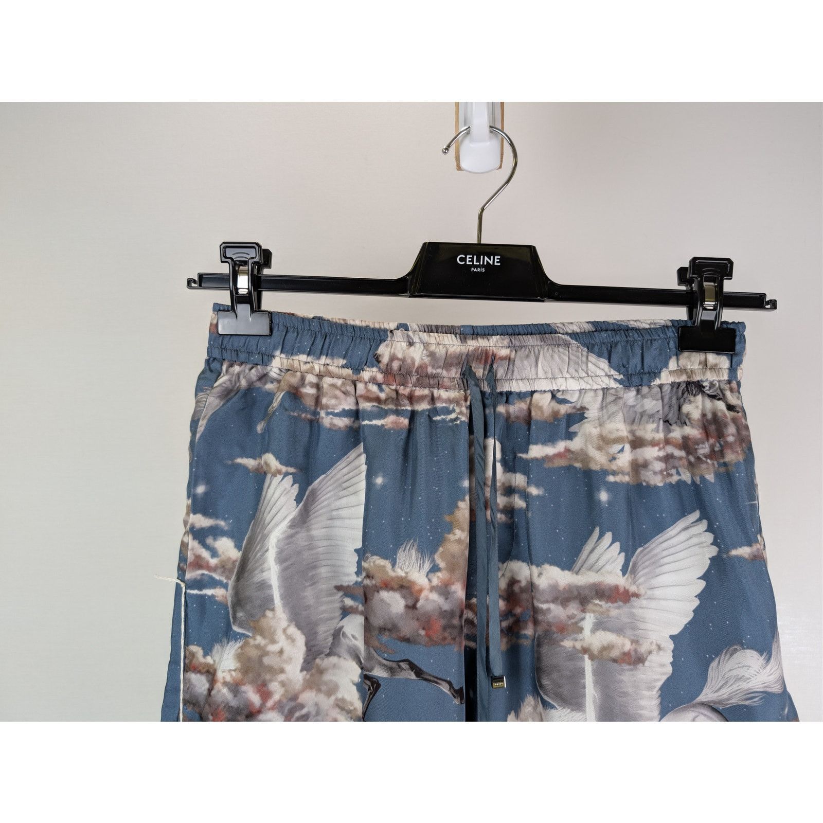 Amiri o1rshd1 CC20 Allover Pegasus PJ Shorts in Blue Size US 32 / EU 48 - 3 Thumbnail
