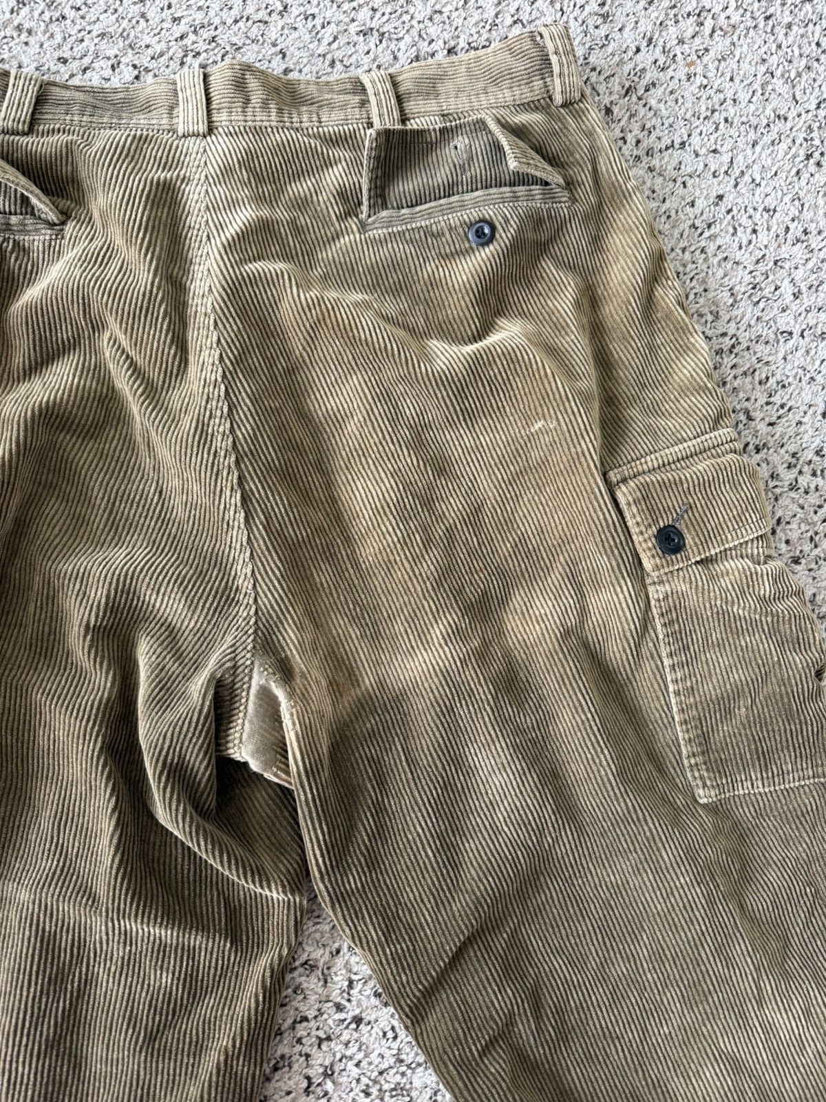 Polo Ralph Lauren Vintage Light Brown Polo Ralph Lauren Corduroy Baggy Pants Size US 37 - 6 Thumbnail
