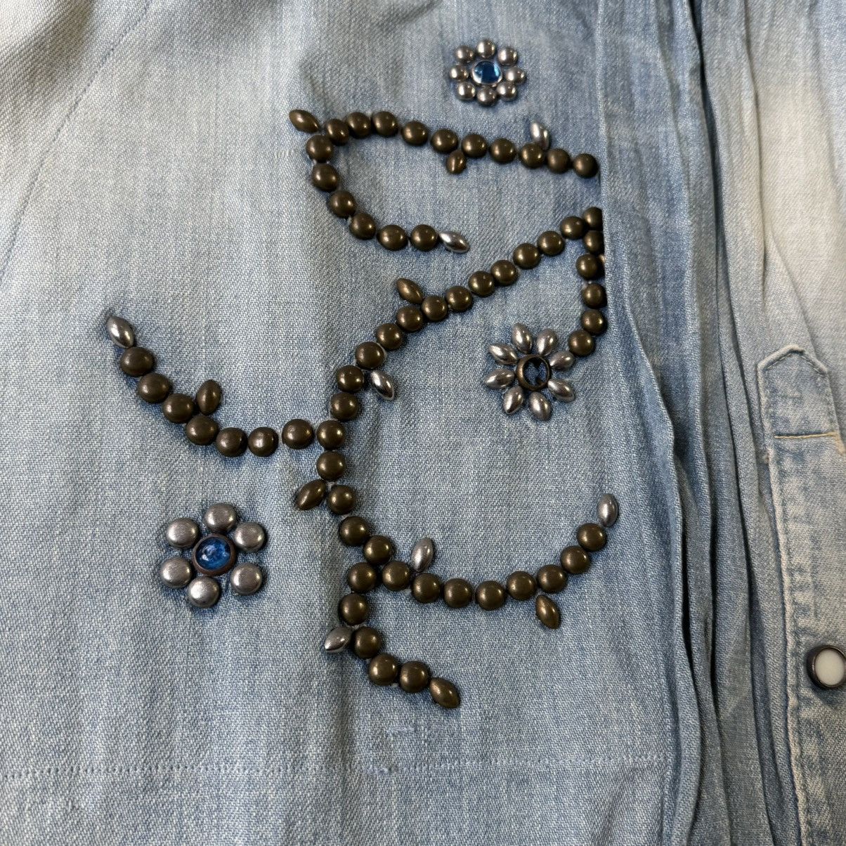 Kapital × Kapital Kountry Kapital Kountry Studed Denim Shirts Size US M / EU 48-50 / 2 - 3 Thumbnail