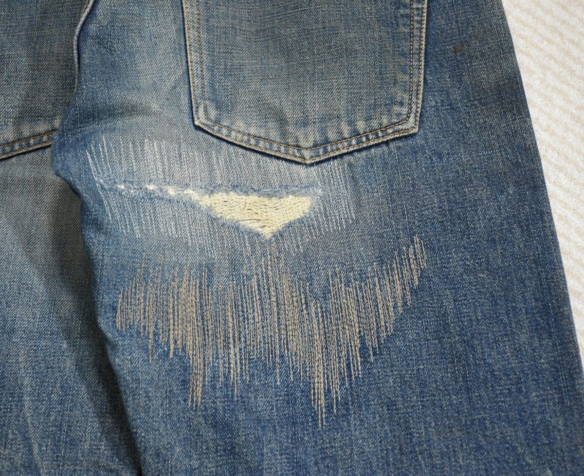 Visvim Visvim Fluxus 00 Damgaed-1 D1 Denim W32L30 Size US 32 / EU 48 - 10 Thumbnail
