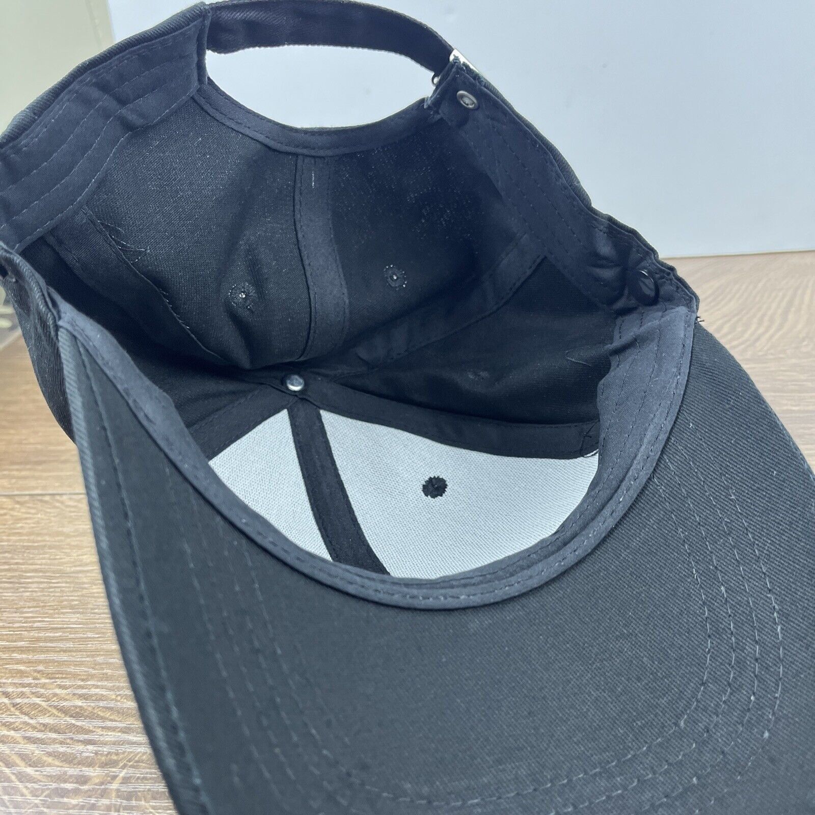 Other Plain Black Baseball Hat Blank Black Hat Adjustable Adult Si Size ONE SIZE - 12 Thumbnail