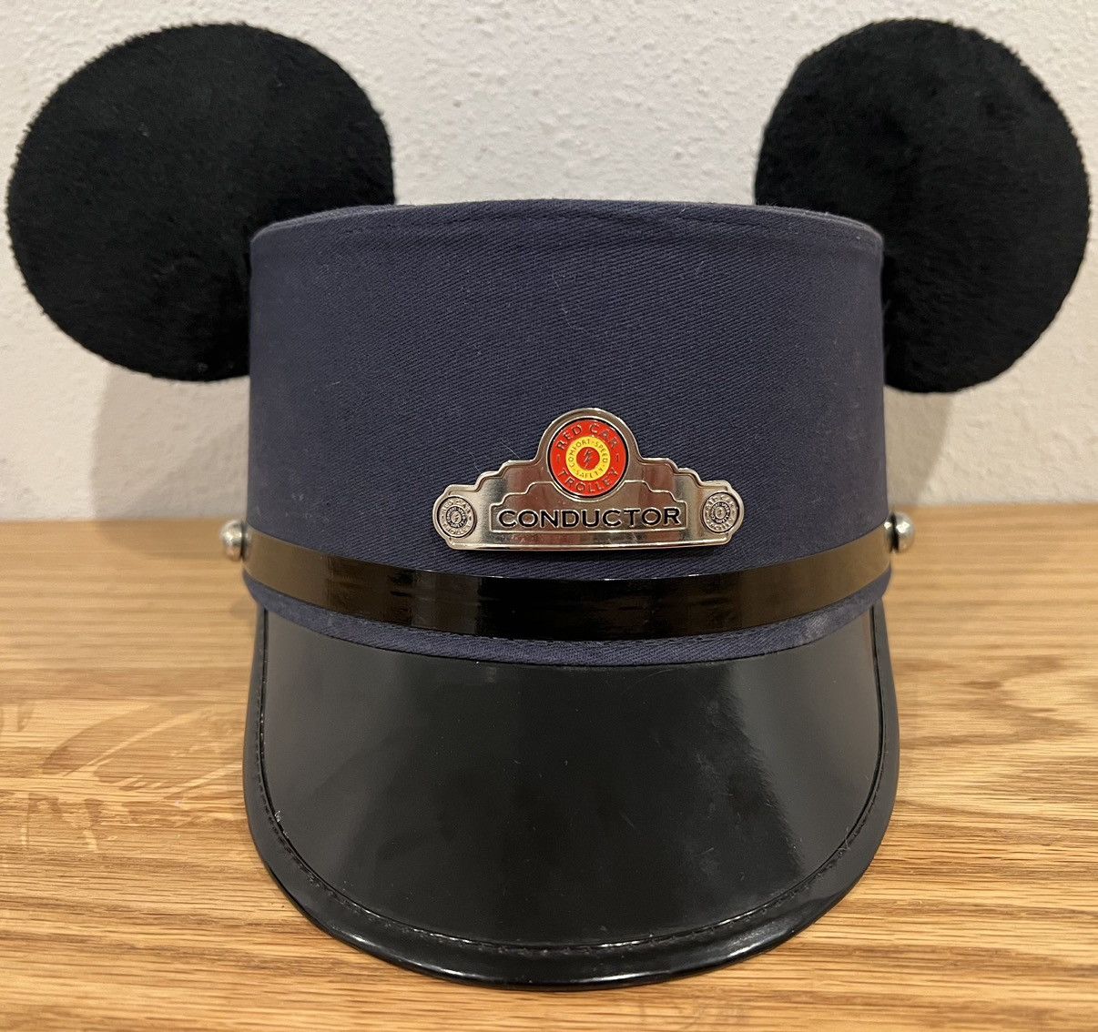 Disney × Vintage Vintage Disney Red Car Trolley Conductor Hat Size ONE SIZE - 1 Thumbnail